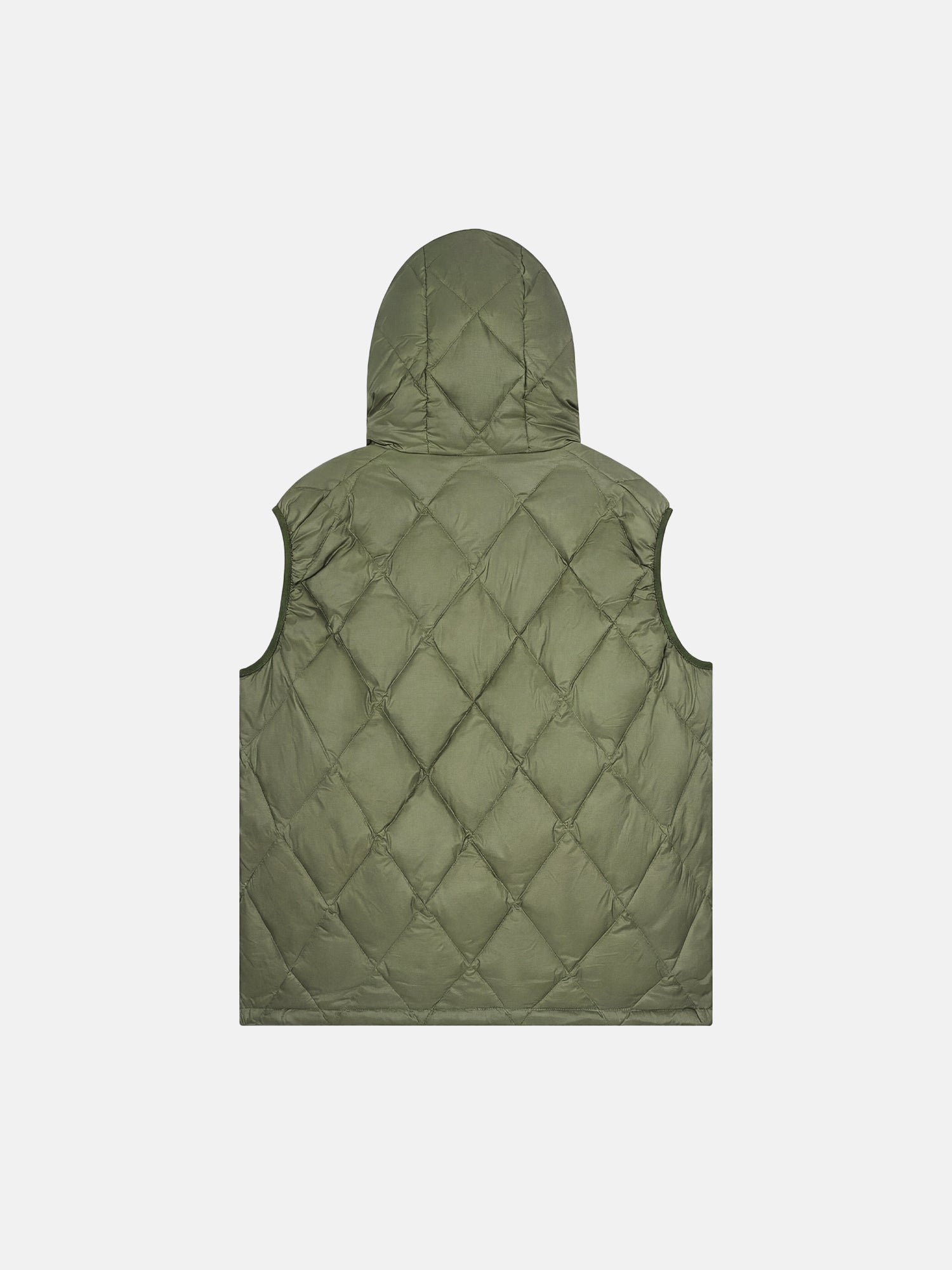 Glacier Diamond Quilt Hooded Vest