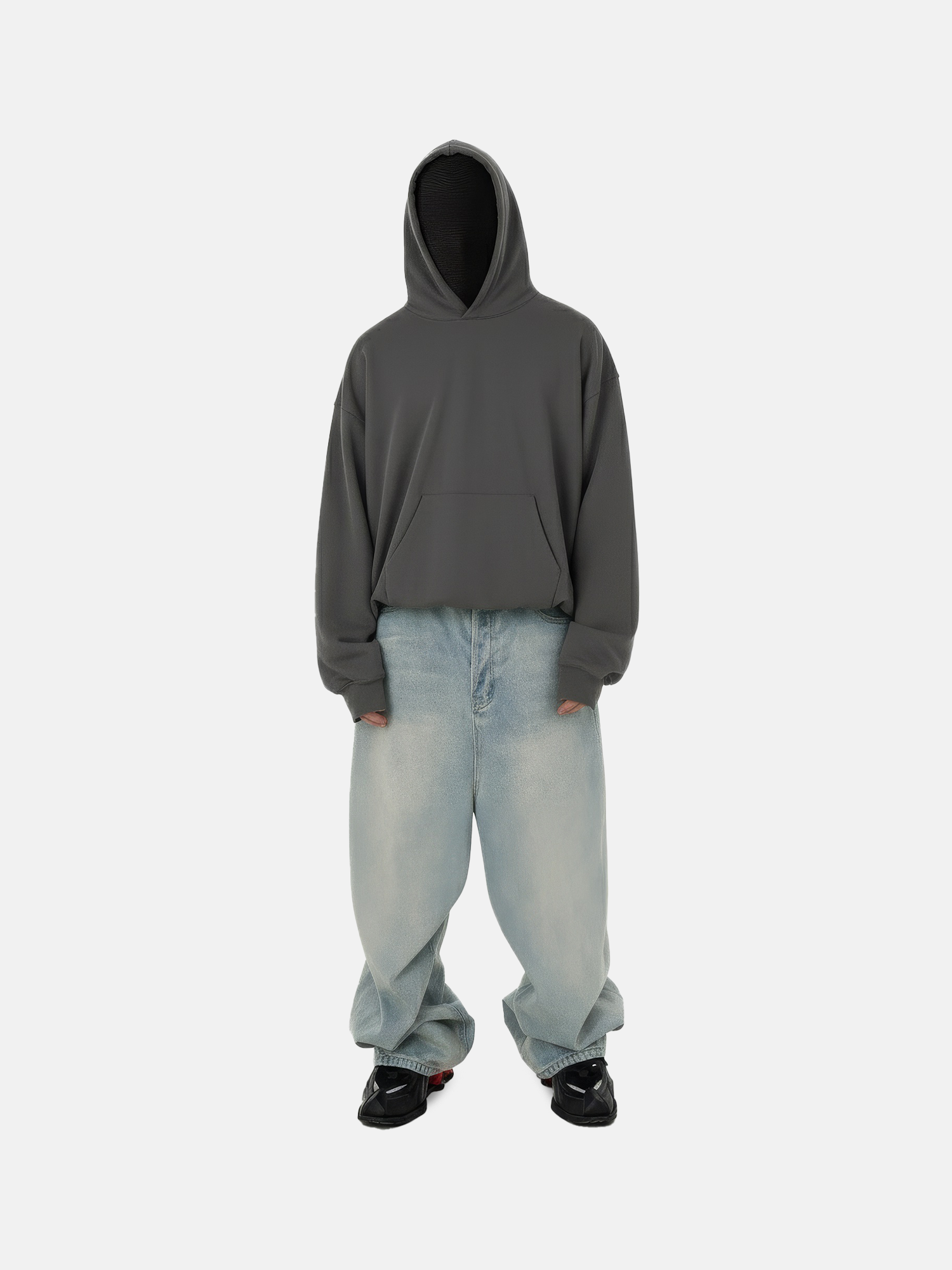Sudadera con capucha opaca