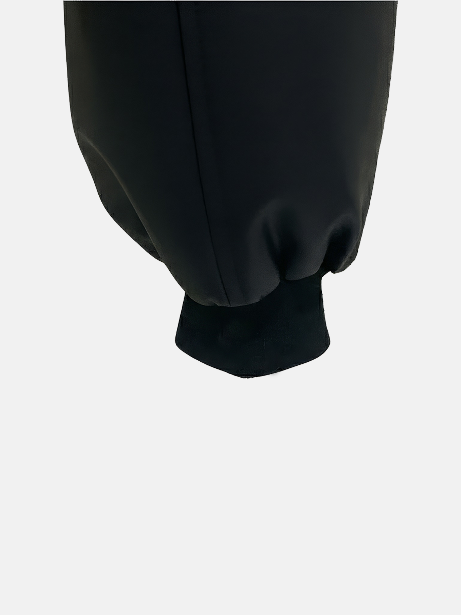 Cazadora Bomber Negra con Cuello de Pelo