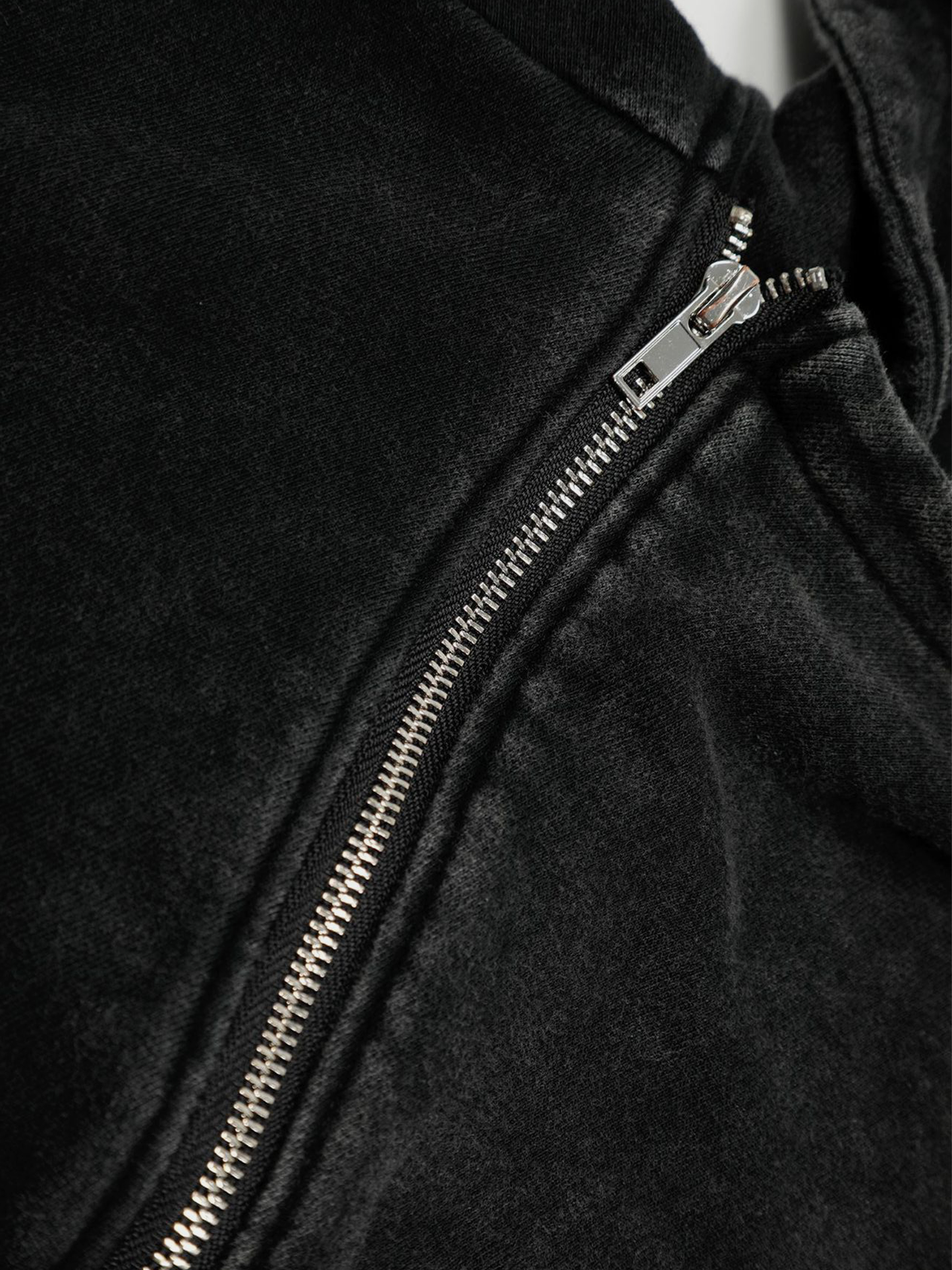 Black Asymmetric Hoodie