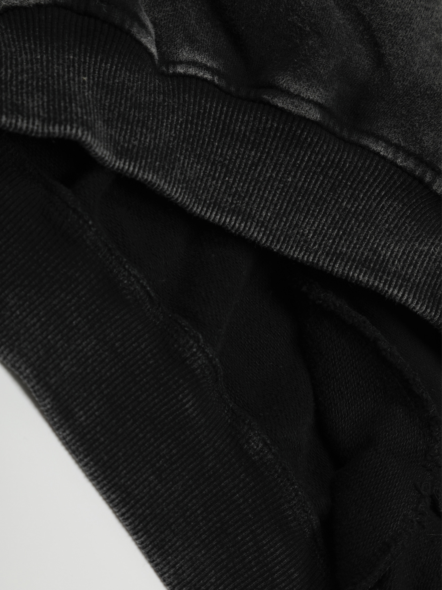 Black Asymmetric Hoodie