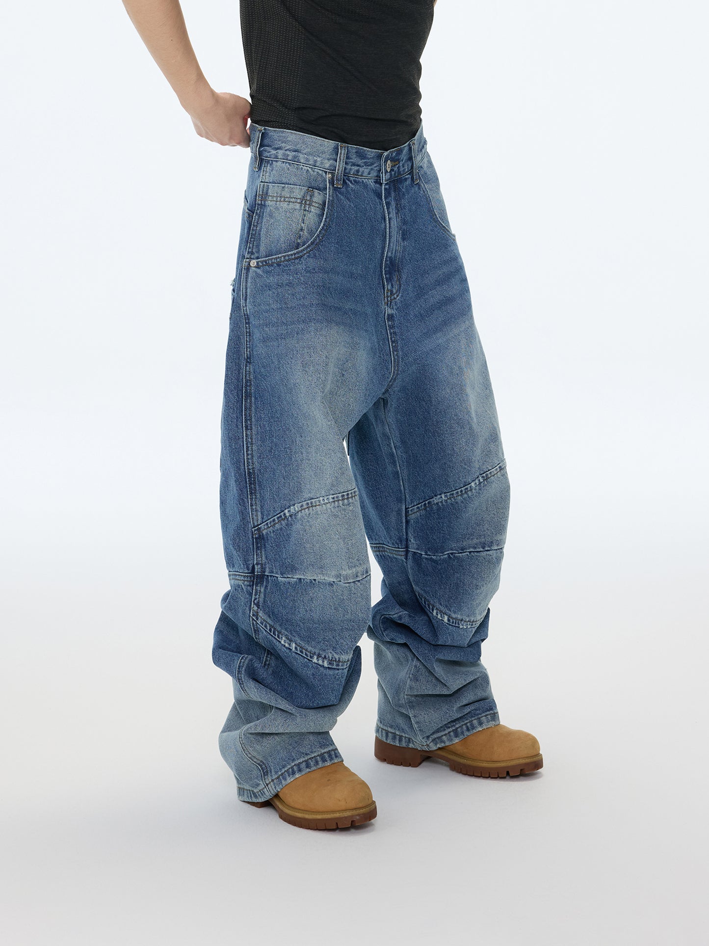 Blue Baggy Jeans