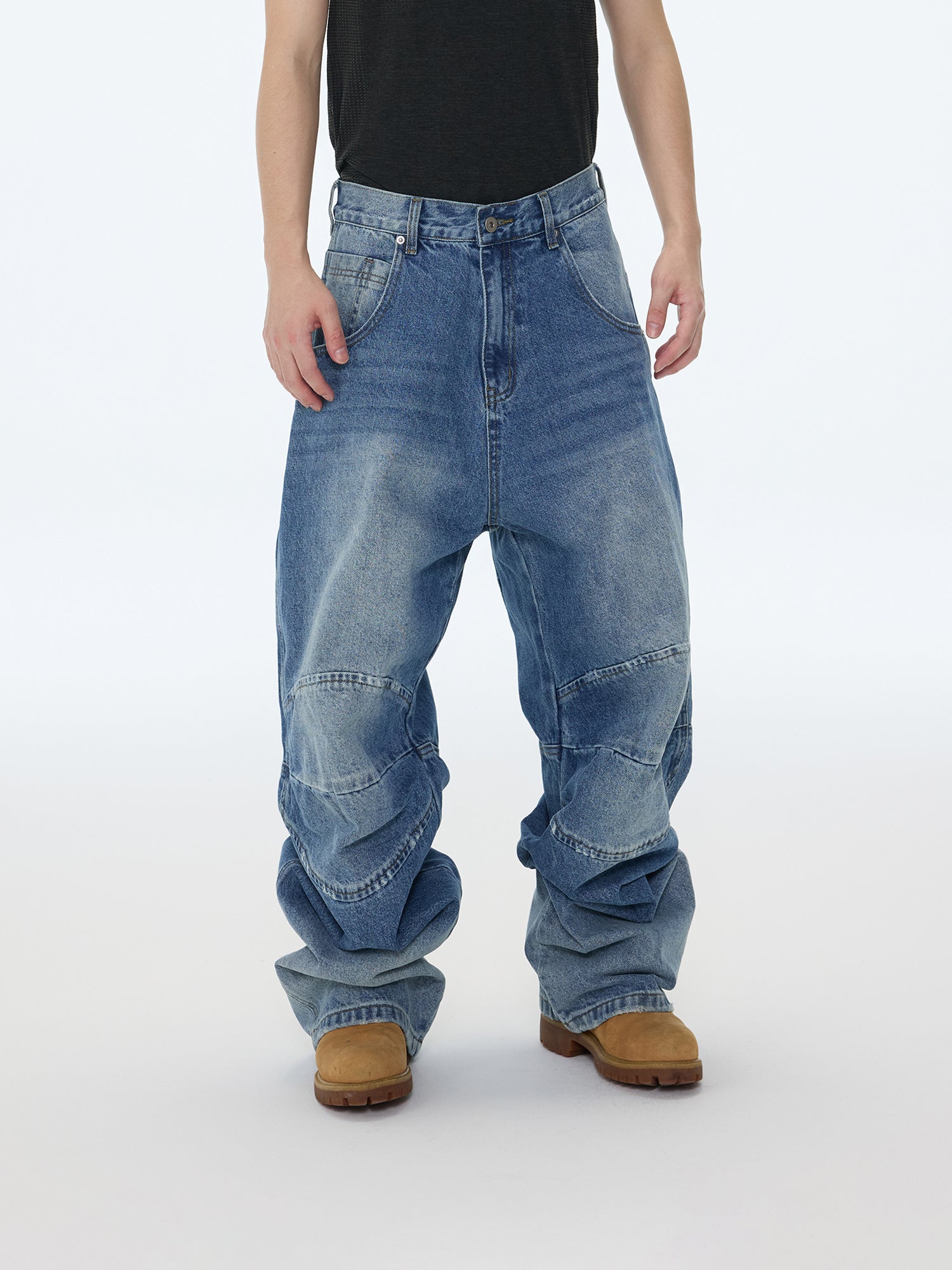 Blue Baggy Jeans