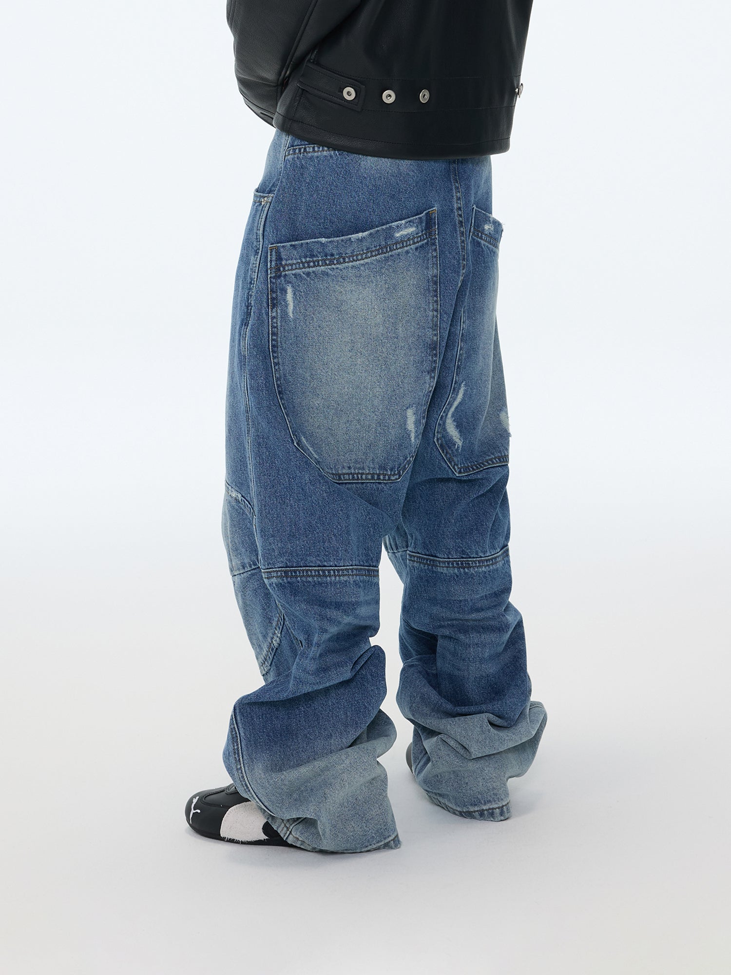 Blue Baggy Jeans