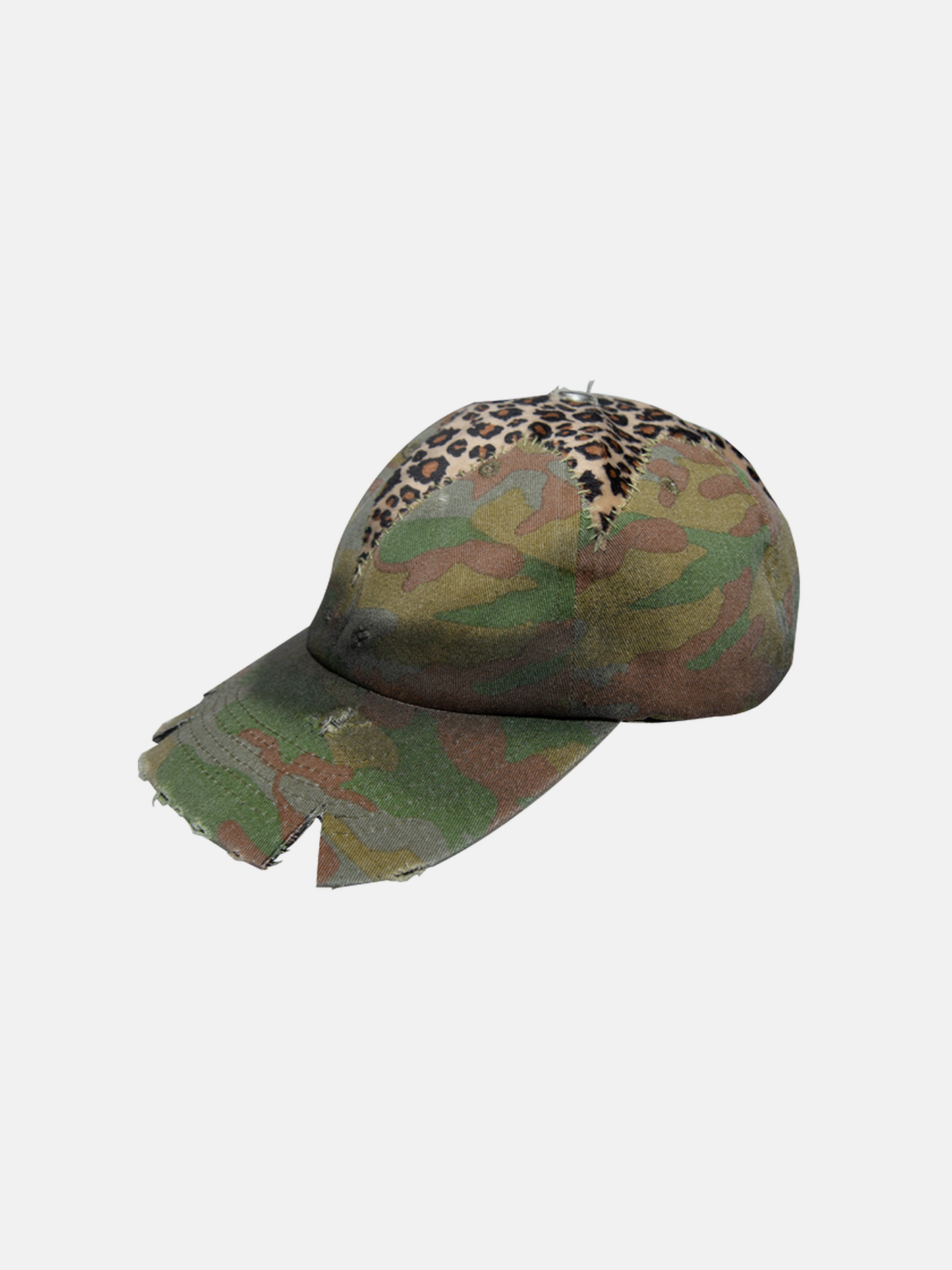 Camo Leopard Trim Cap