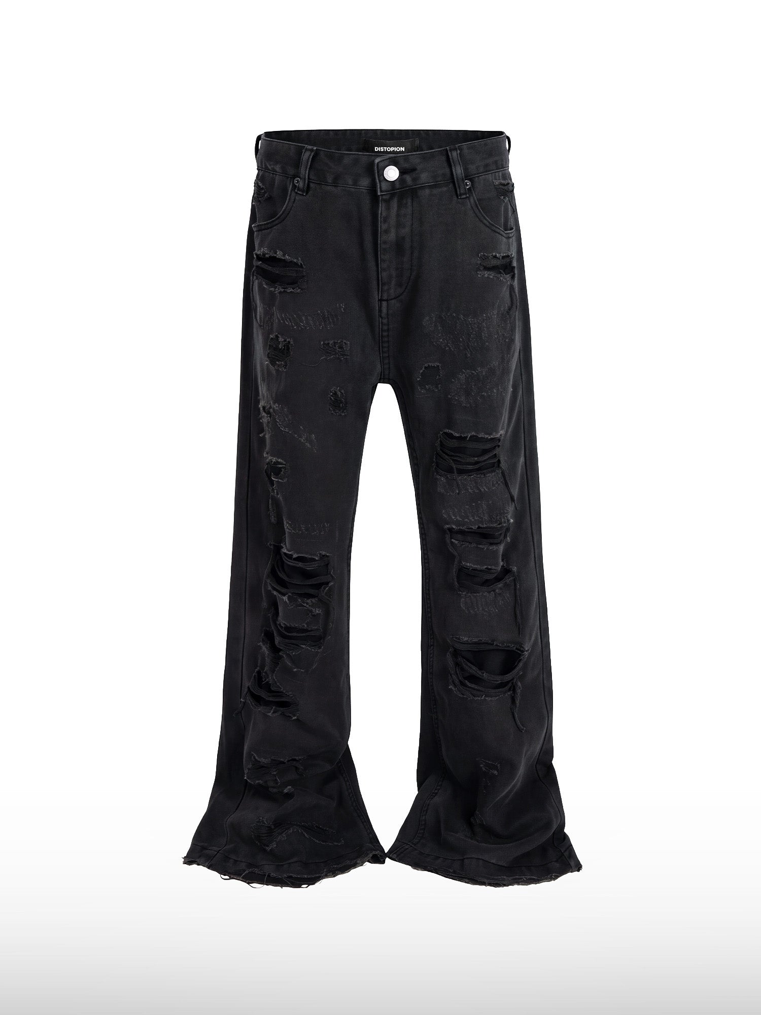 Charcoal Rip Jeans