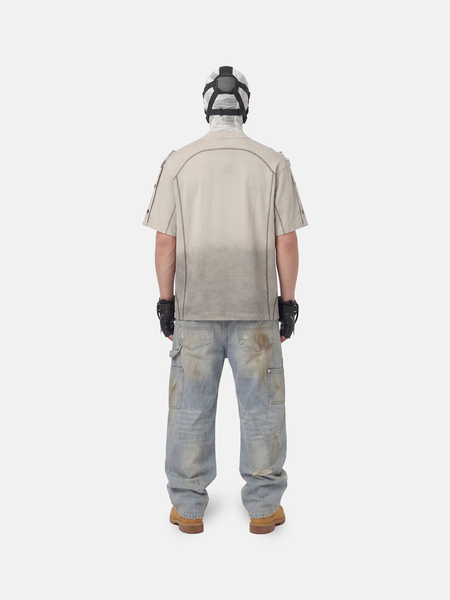 T-shirt Henley dégradé Cipher