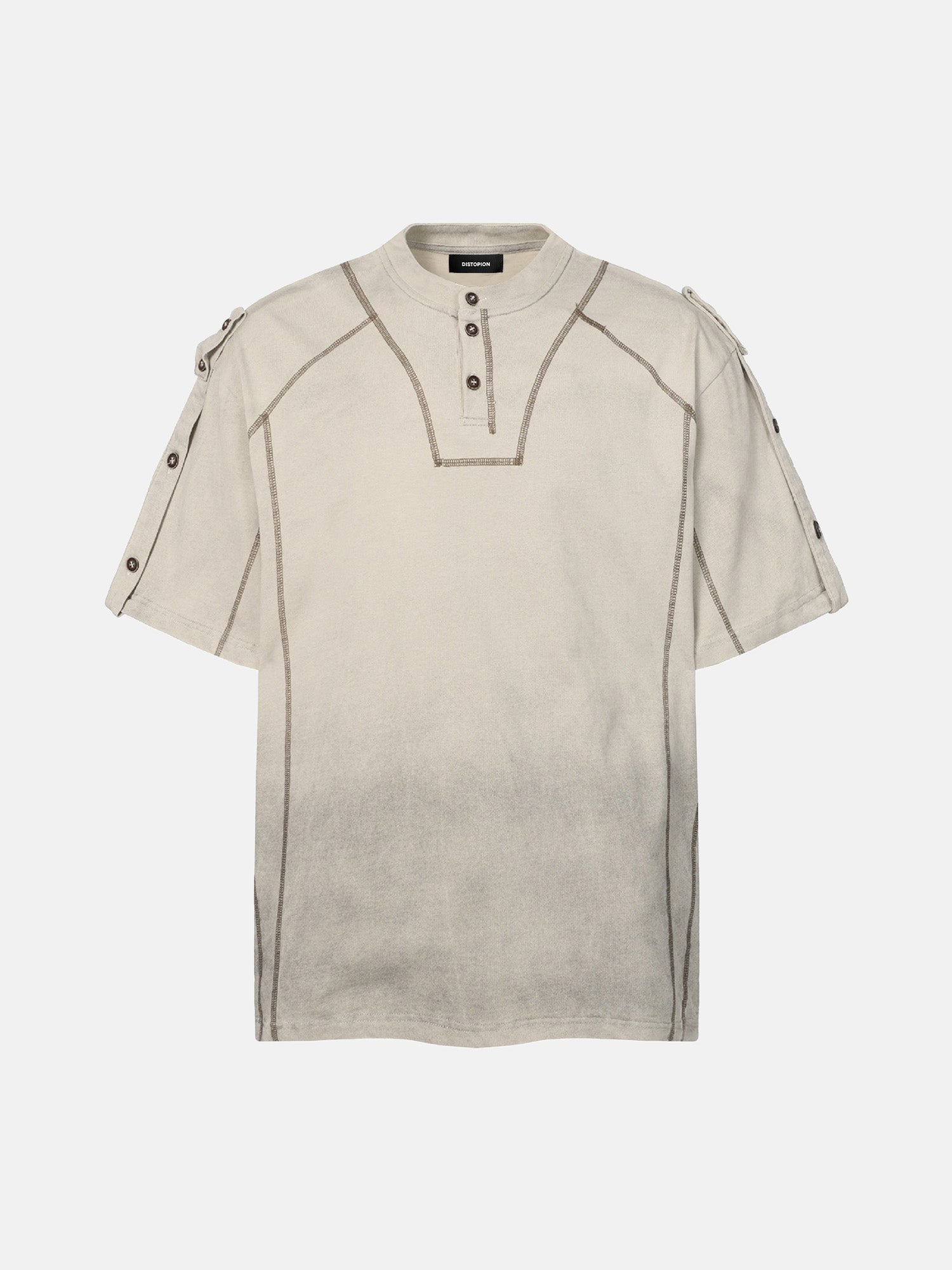 T-shirt Henley dégradé Cipher