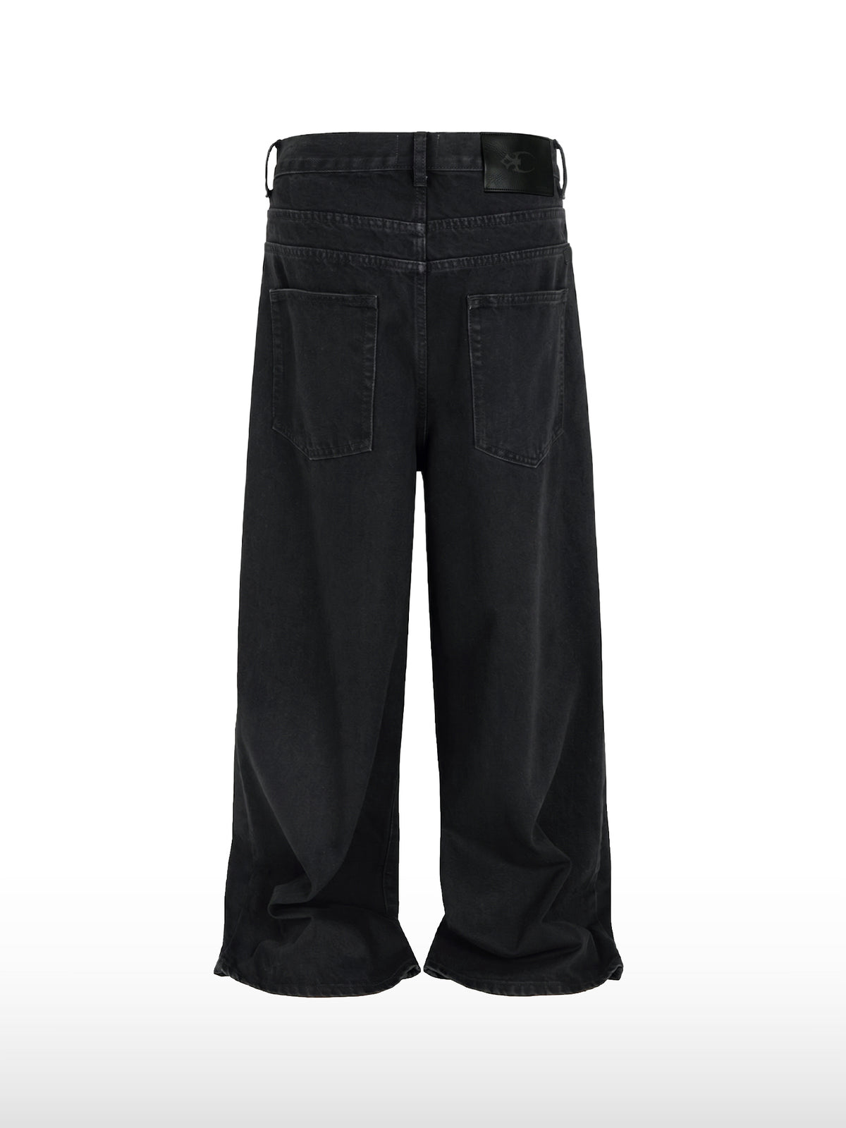 Jeans larghi neri classici