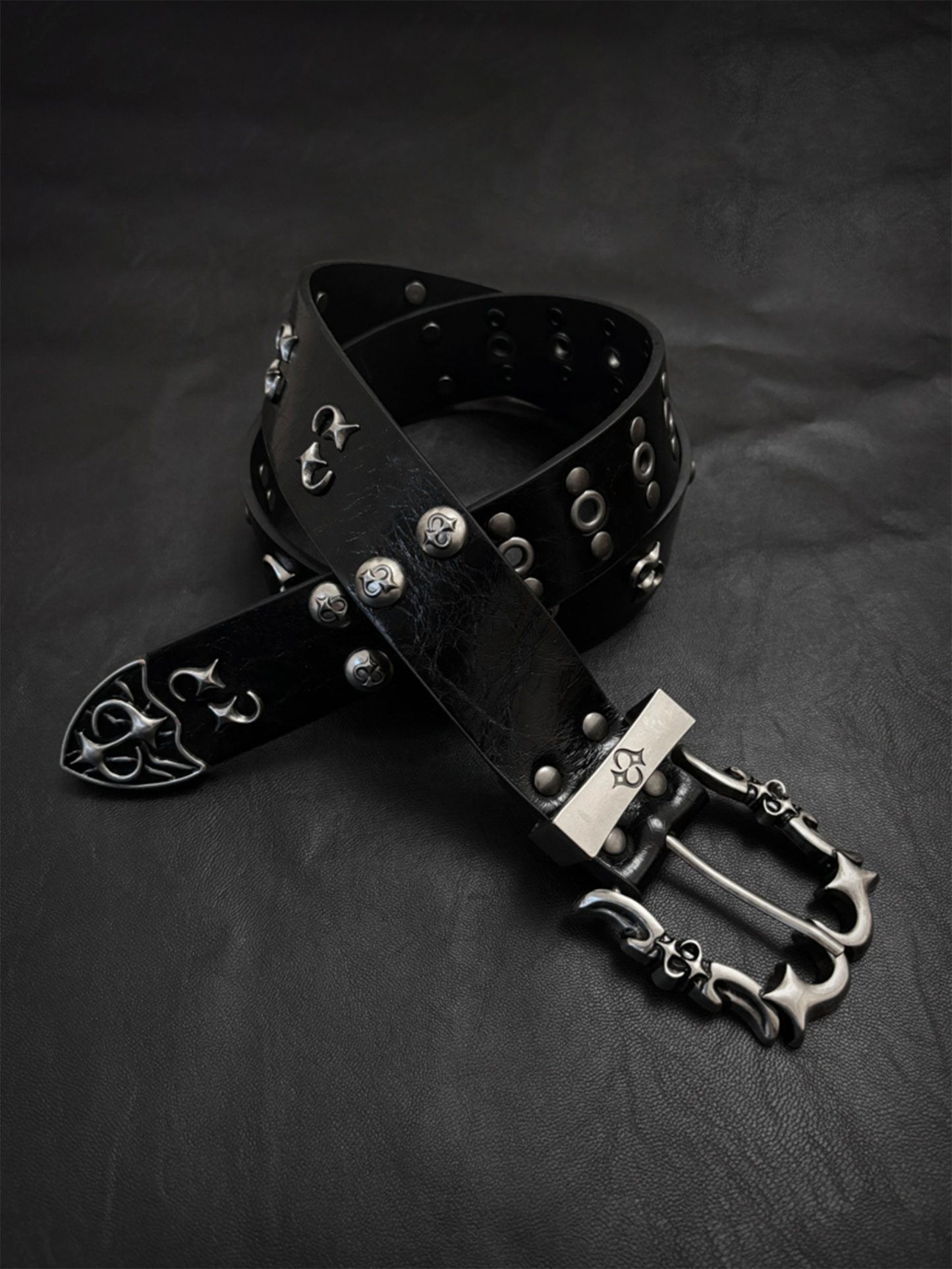 Cross Studded Belt