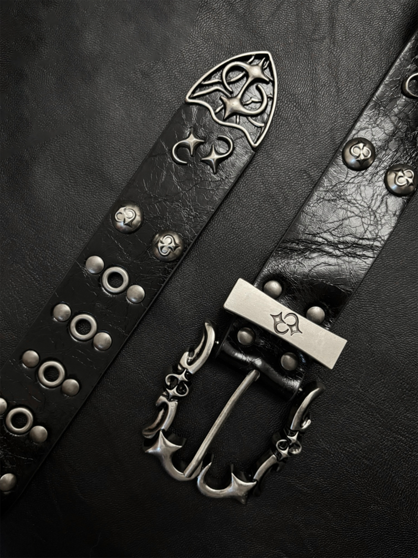 Cross Studded Belt