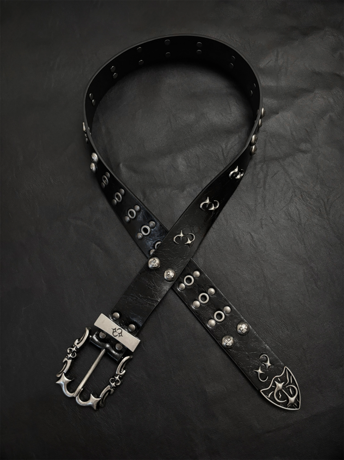 Cross Studded Belt