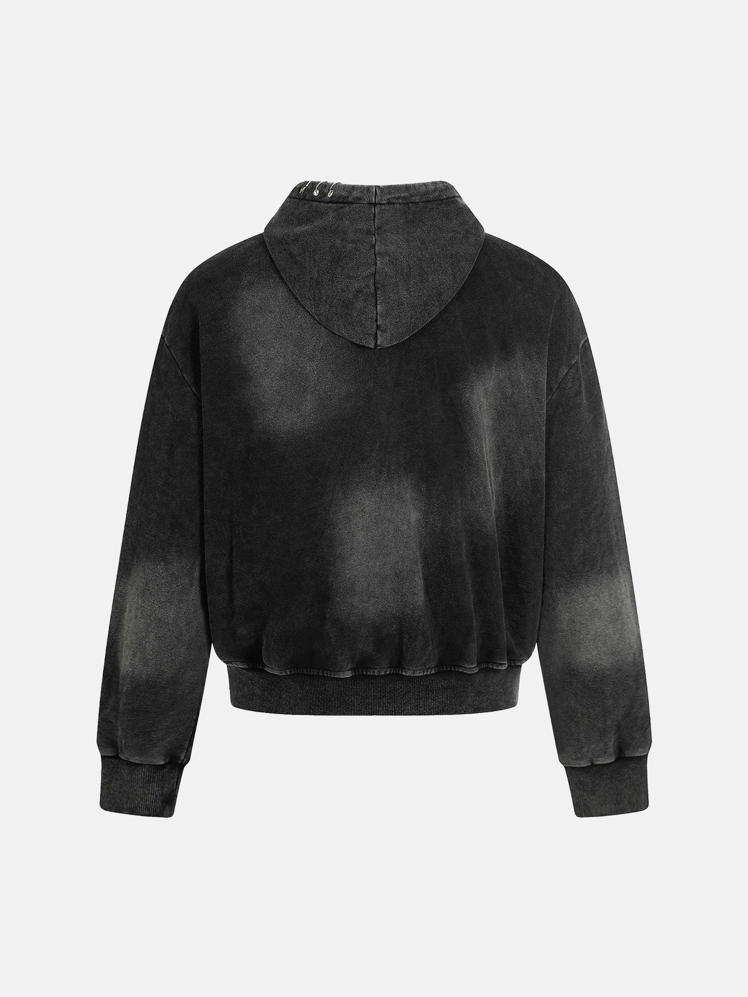 Sudadera con Cremallera y Tirador de Anilla