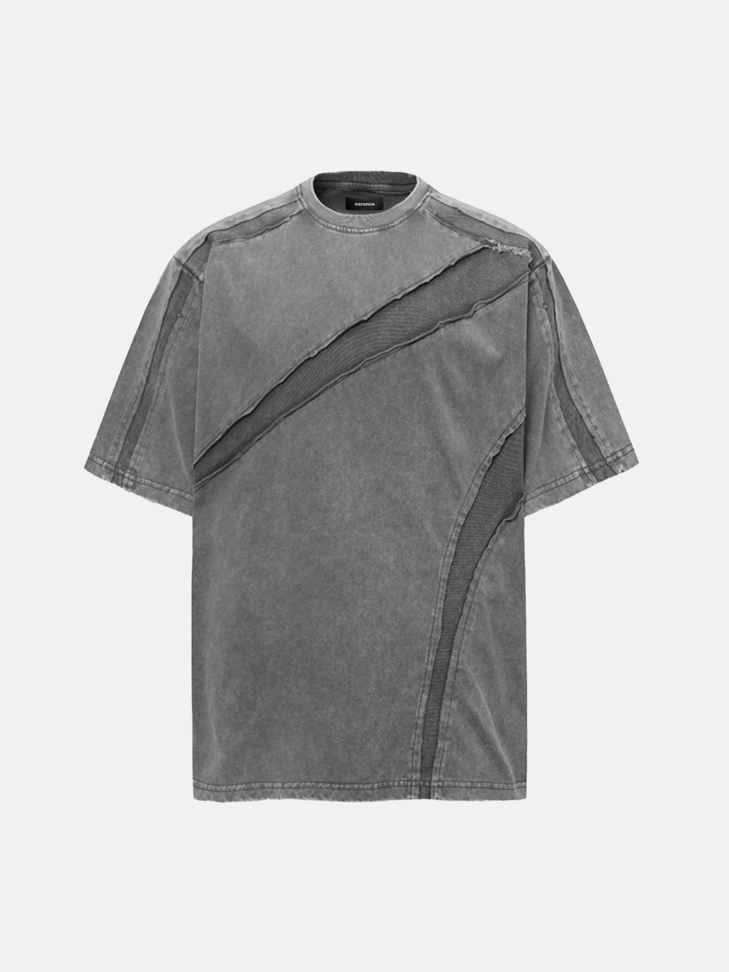 Camiseta Desgastada Asimétrica