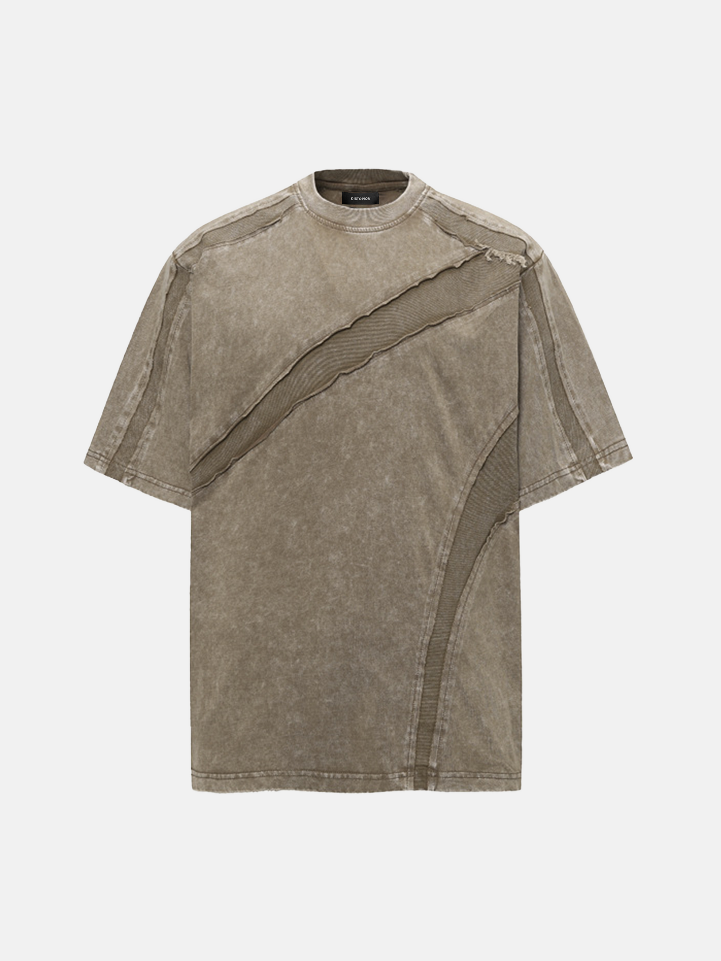 Camiseta Desgastada Asimétrica
