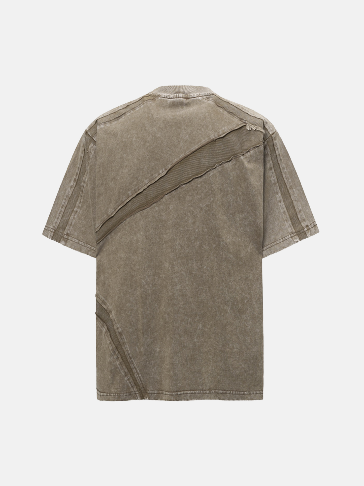 Camiseta Desgastada Asimétrica