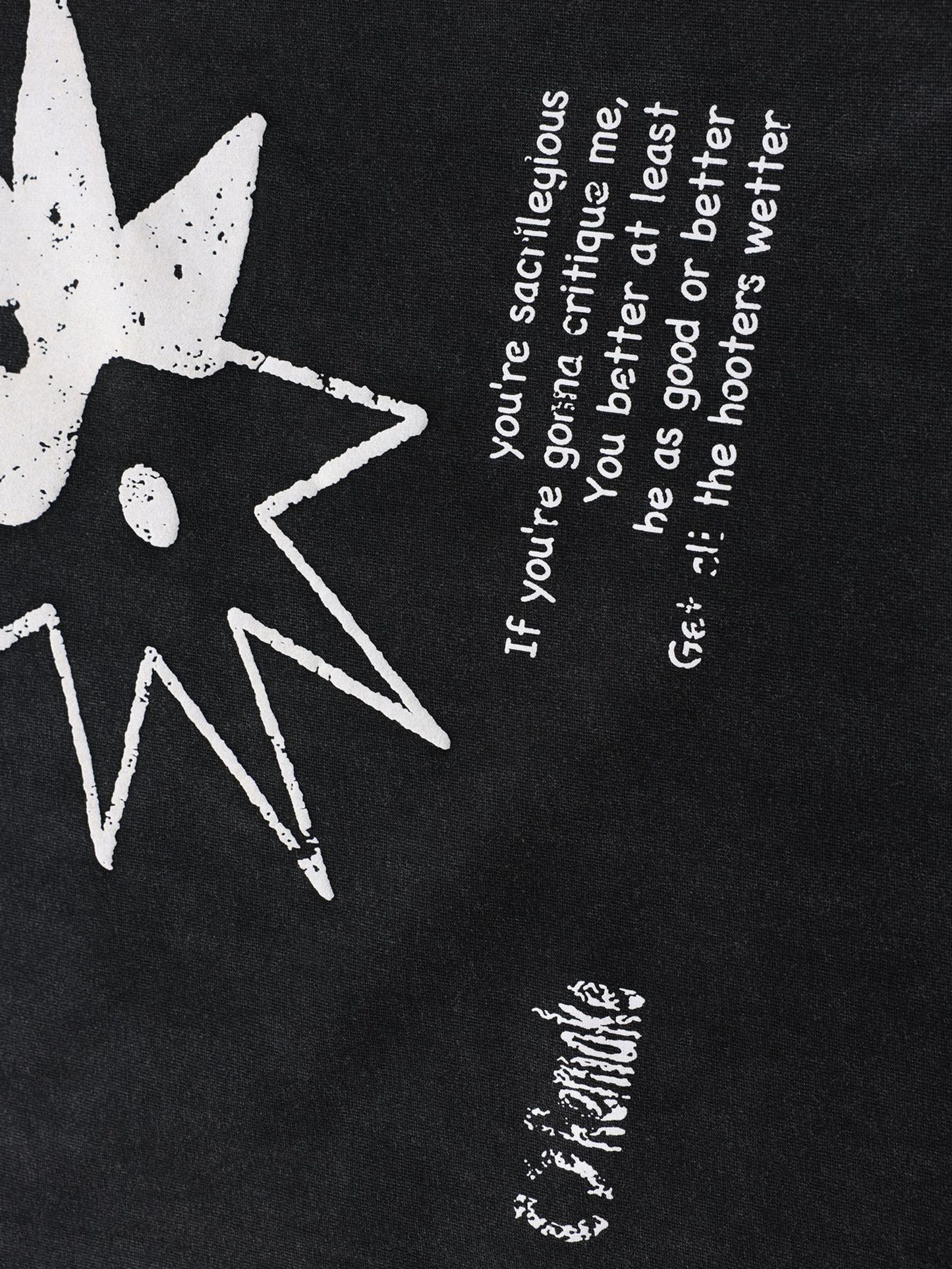 T-shirt z nadrukiem statement