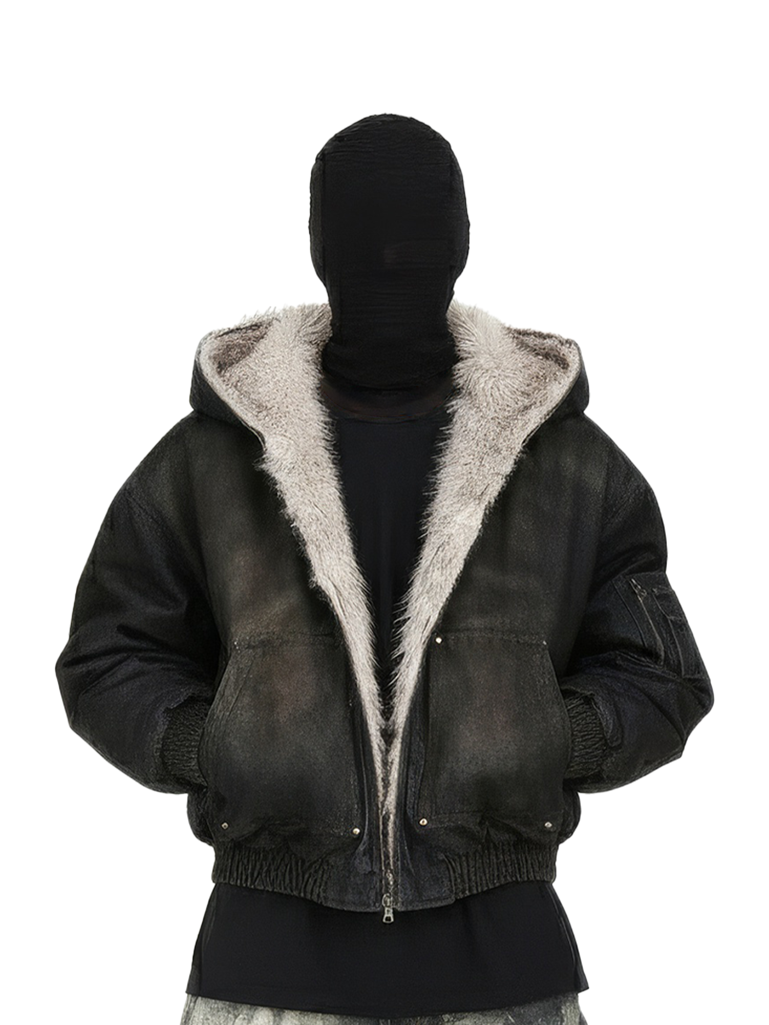Chaqueta vaquera escarchada