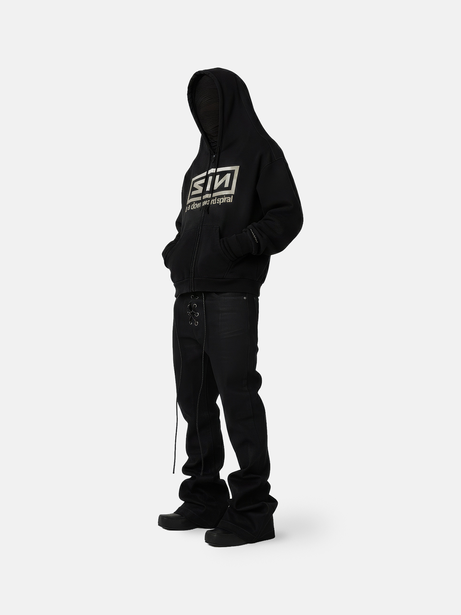 Defiance Finger Zip Hoodie