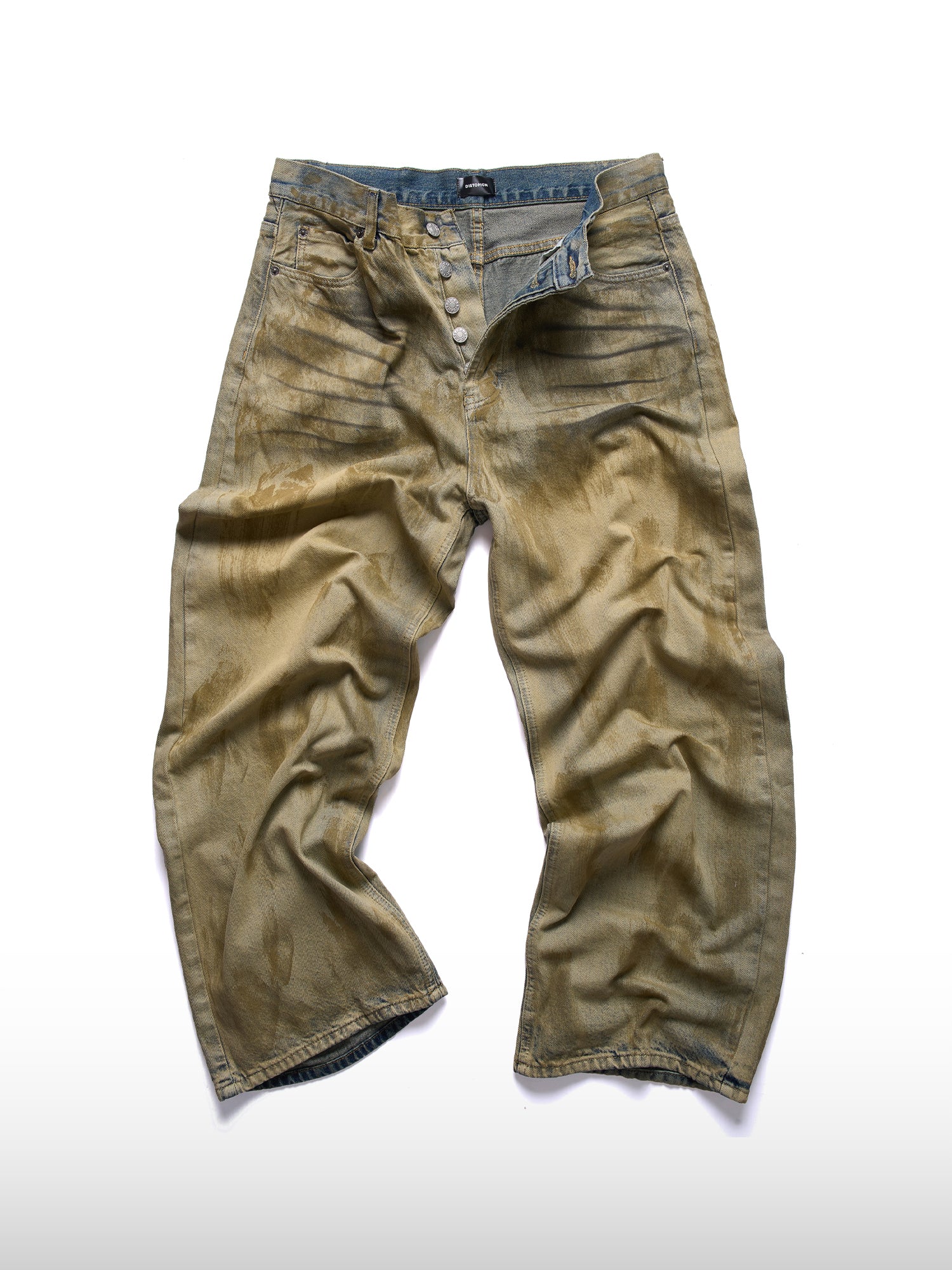 Jeans met desert-wassing