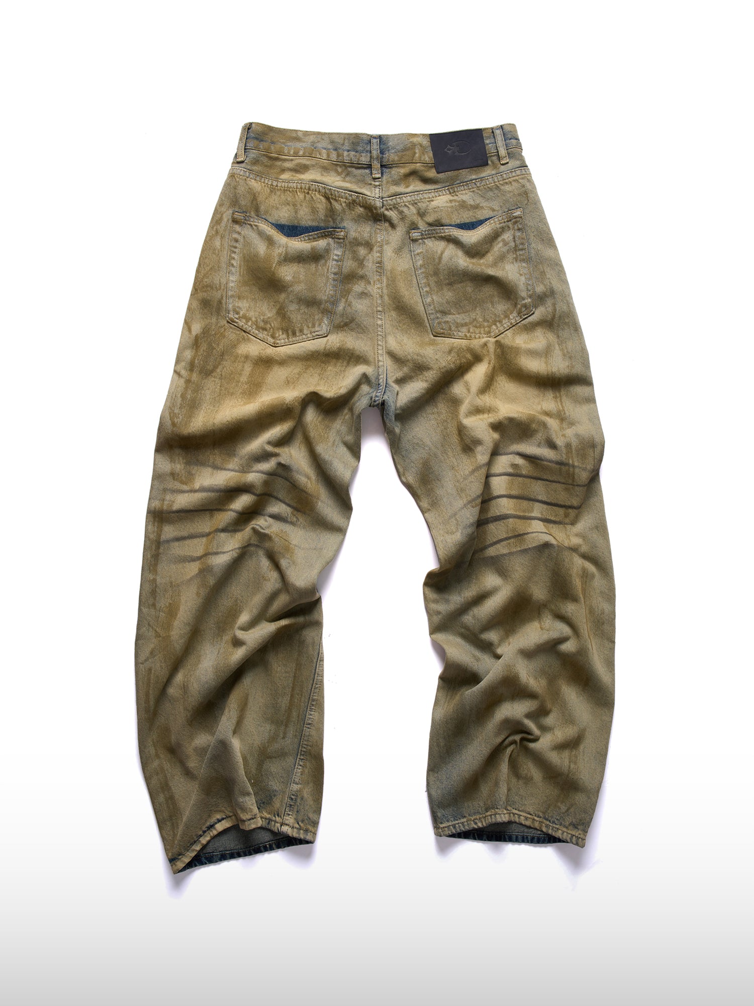 Jeans met desert-wassing