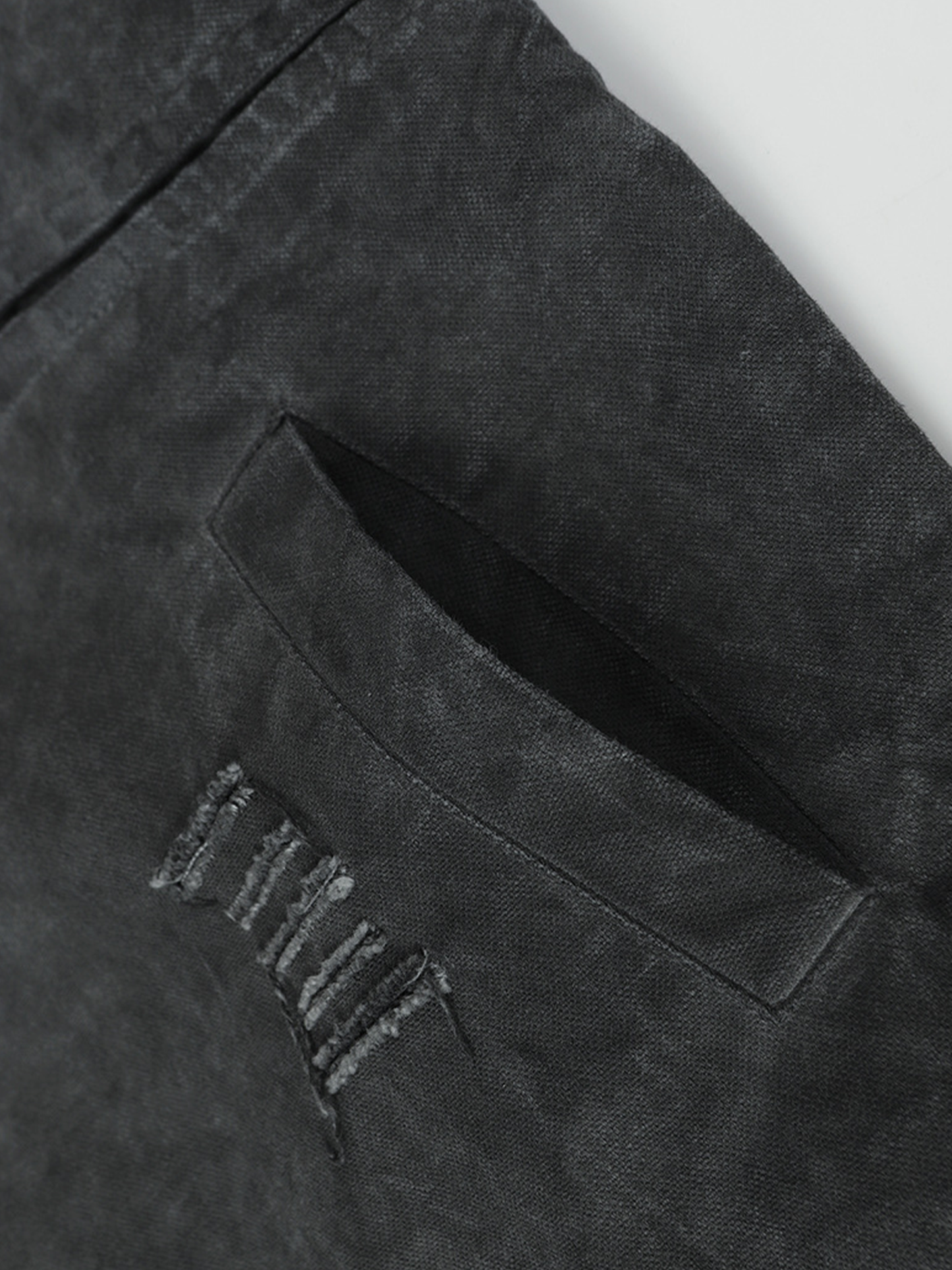 Giacca in denim usurata