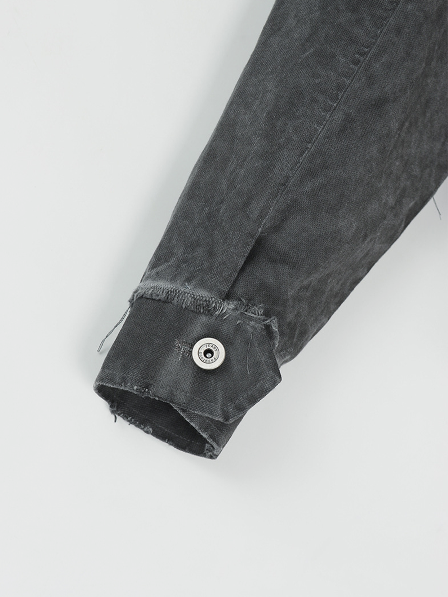 Giacca in denim usurata