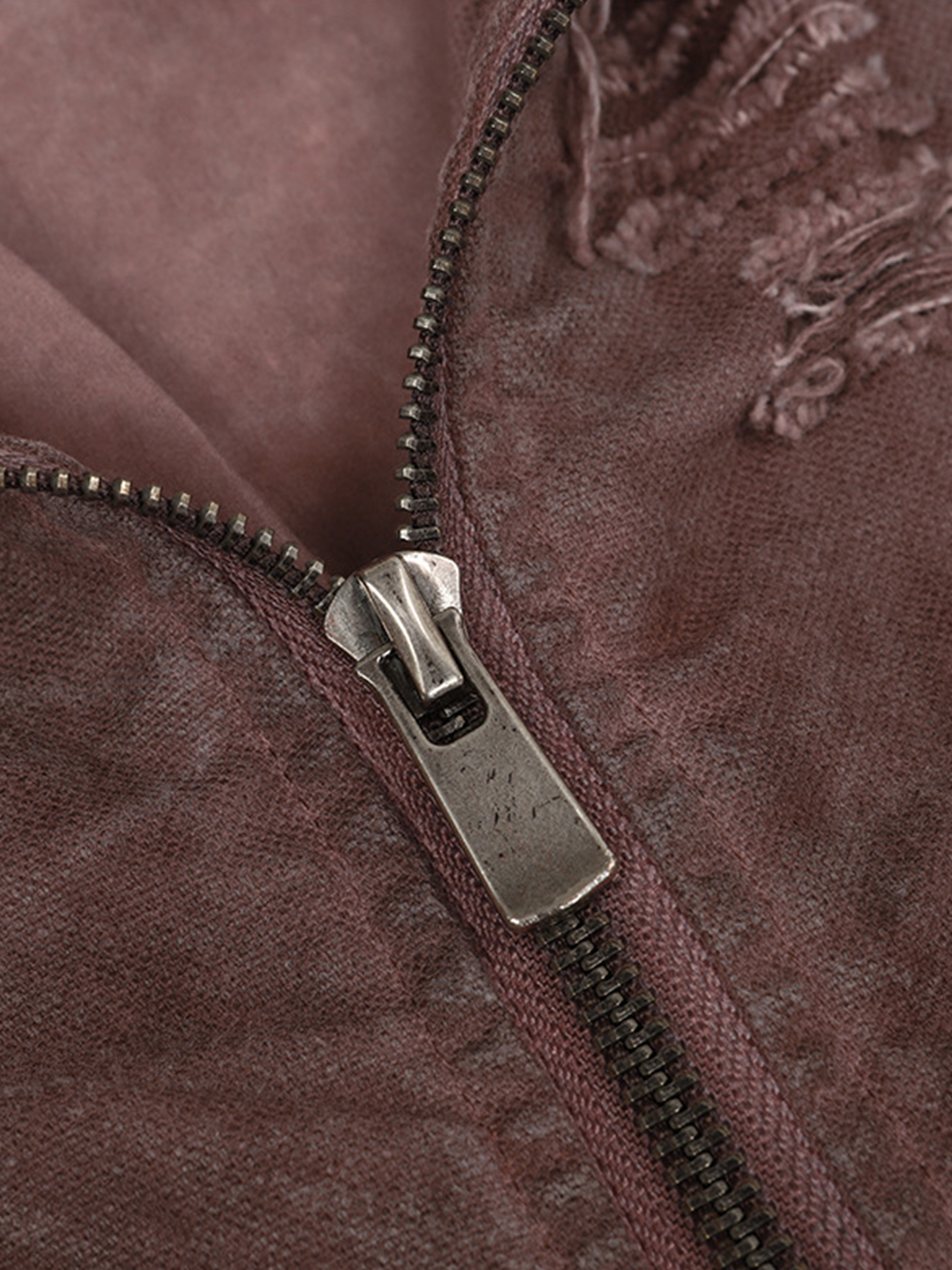 Giacca in denim usurata