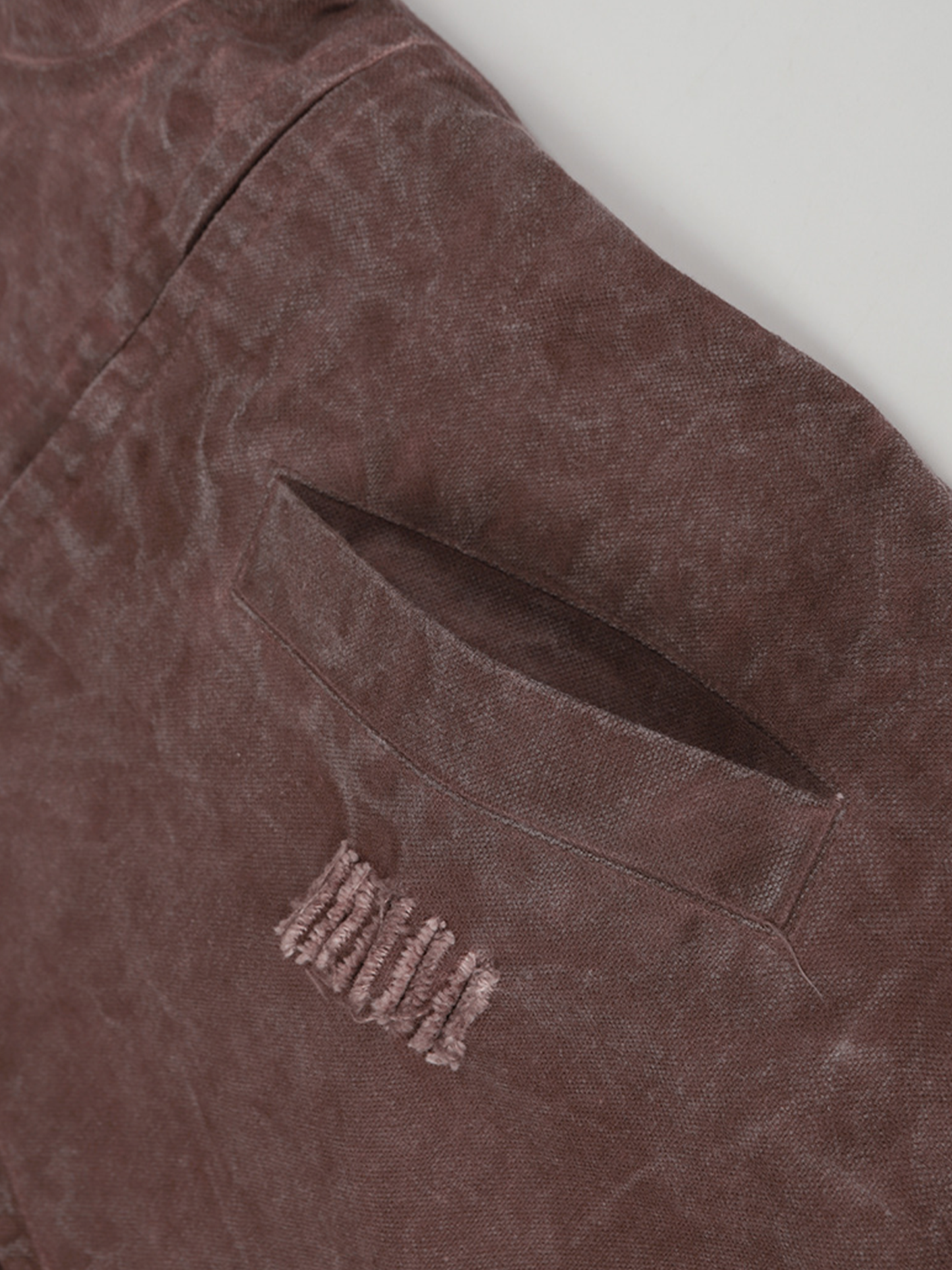 Giacca in denim usurata