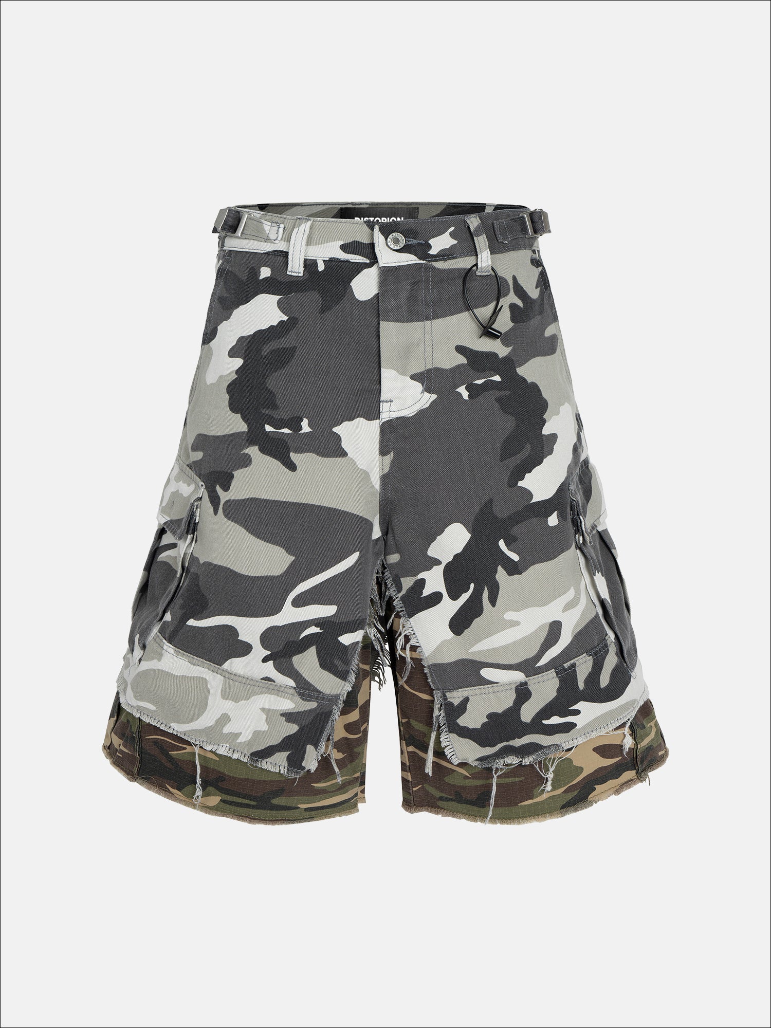 Shorts mit doppeltem Tarnmuster