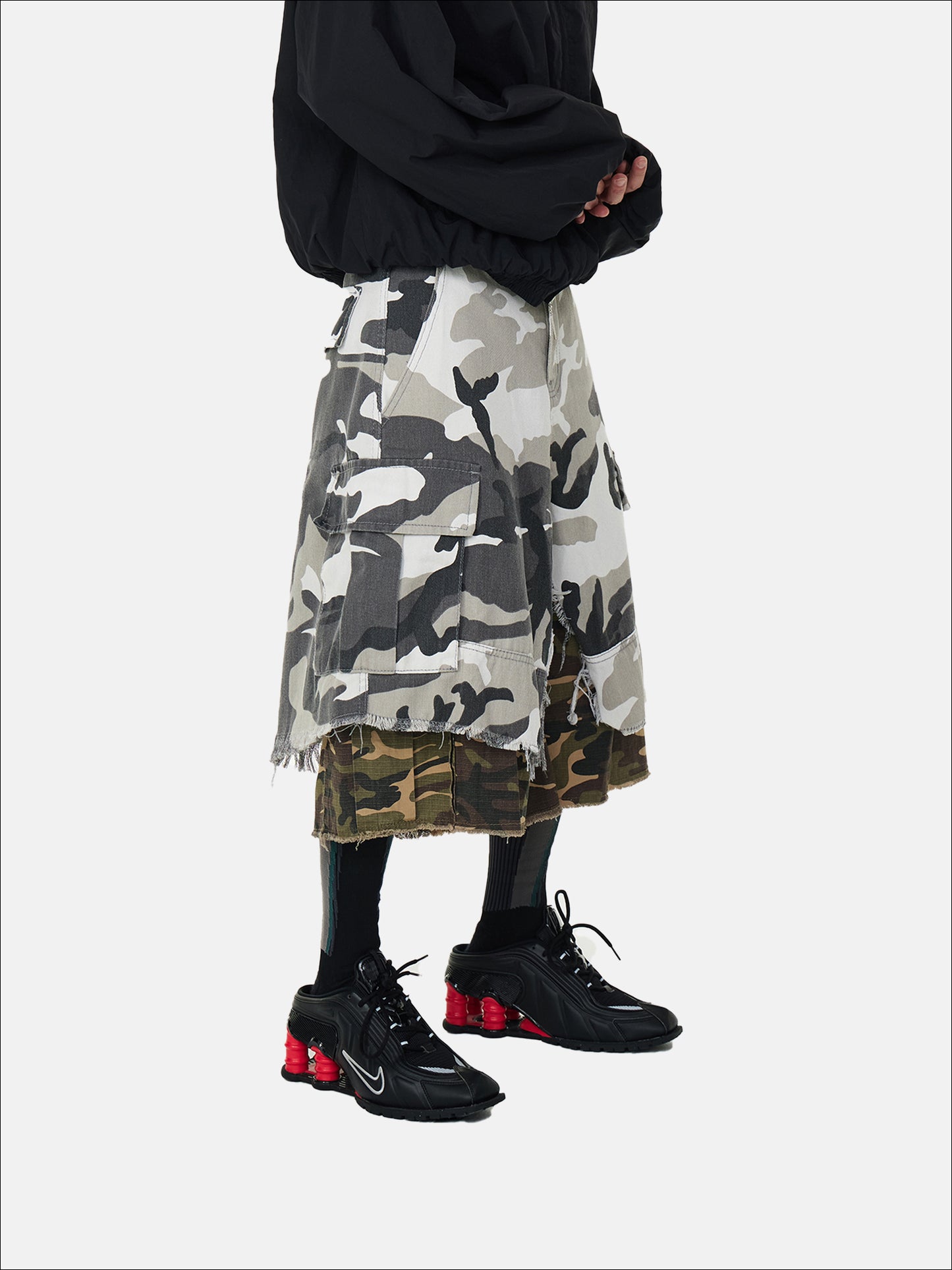 Double Camo Shorts