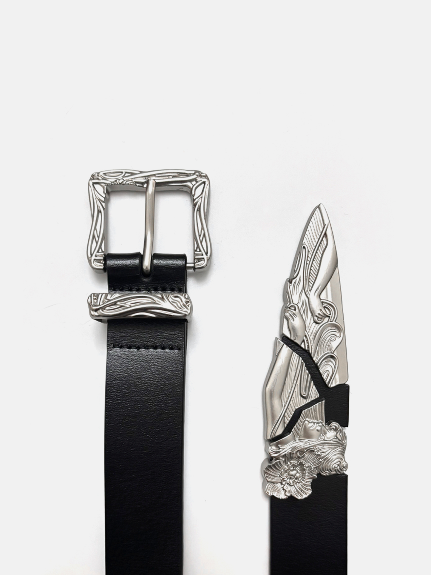 Engraved Buckle Belt