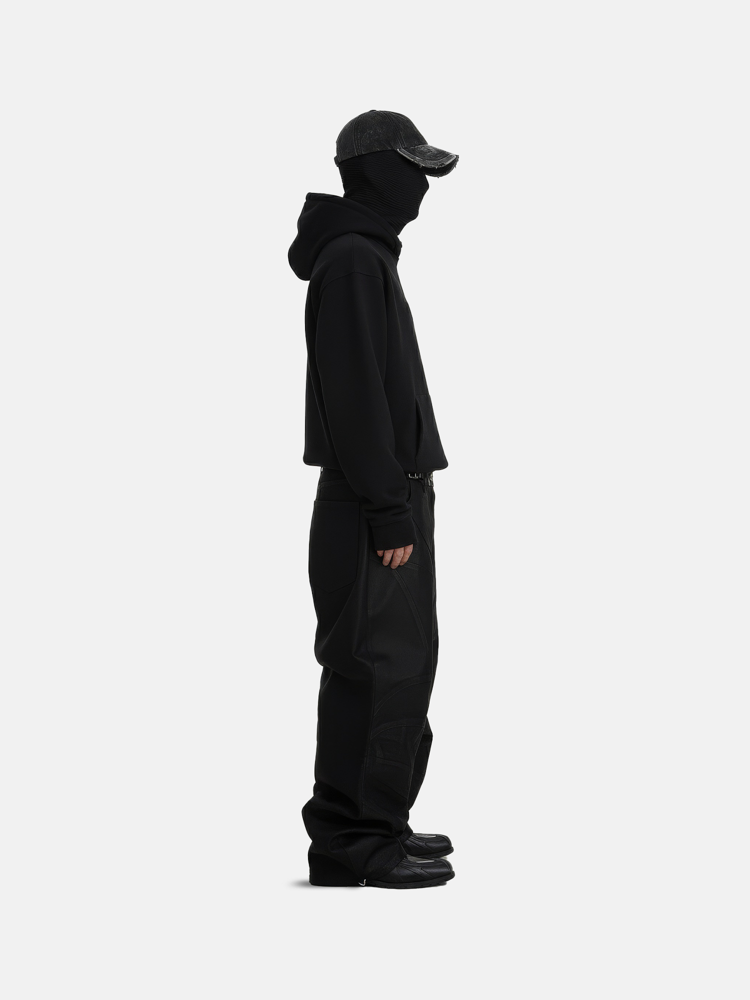 Sweat à capuche à broderie flamme