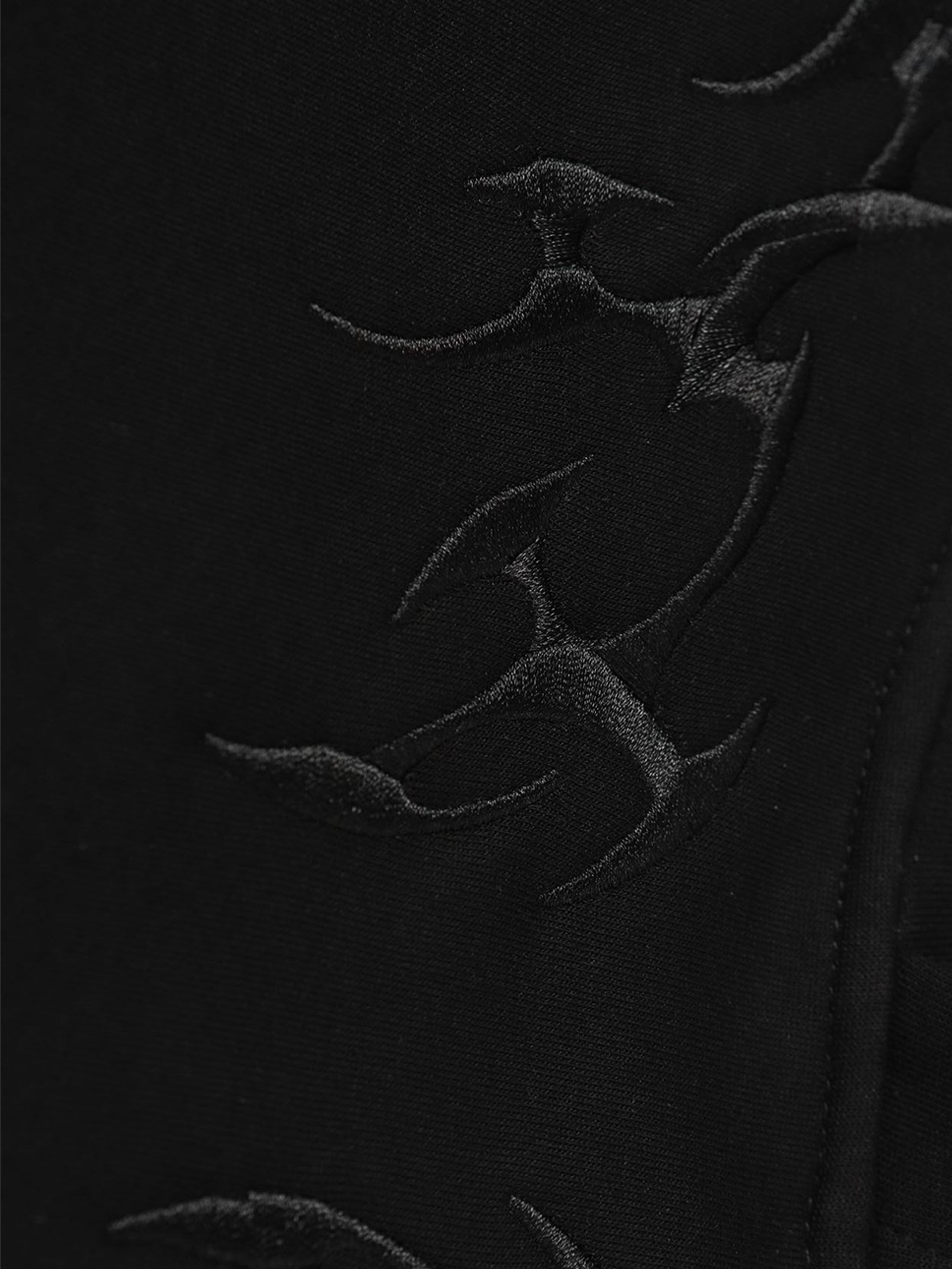 Sweat à capuche à broderie flamme