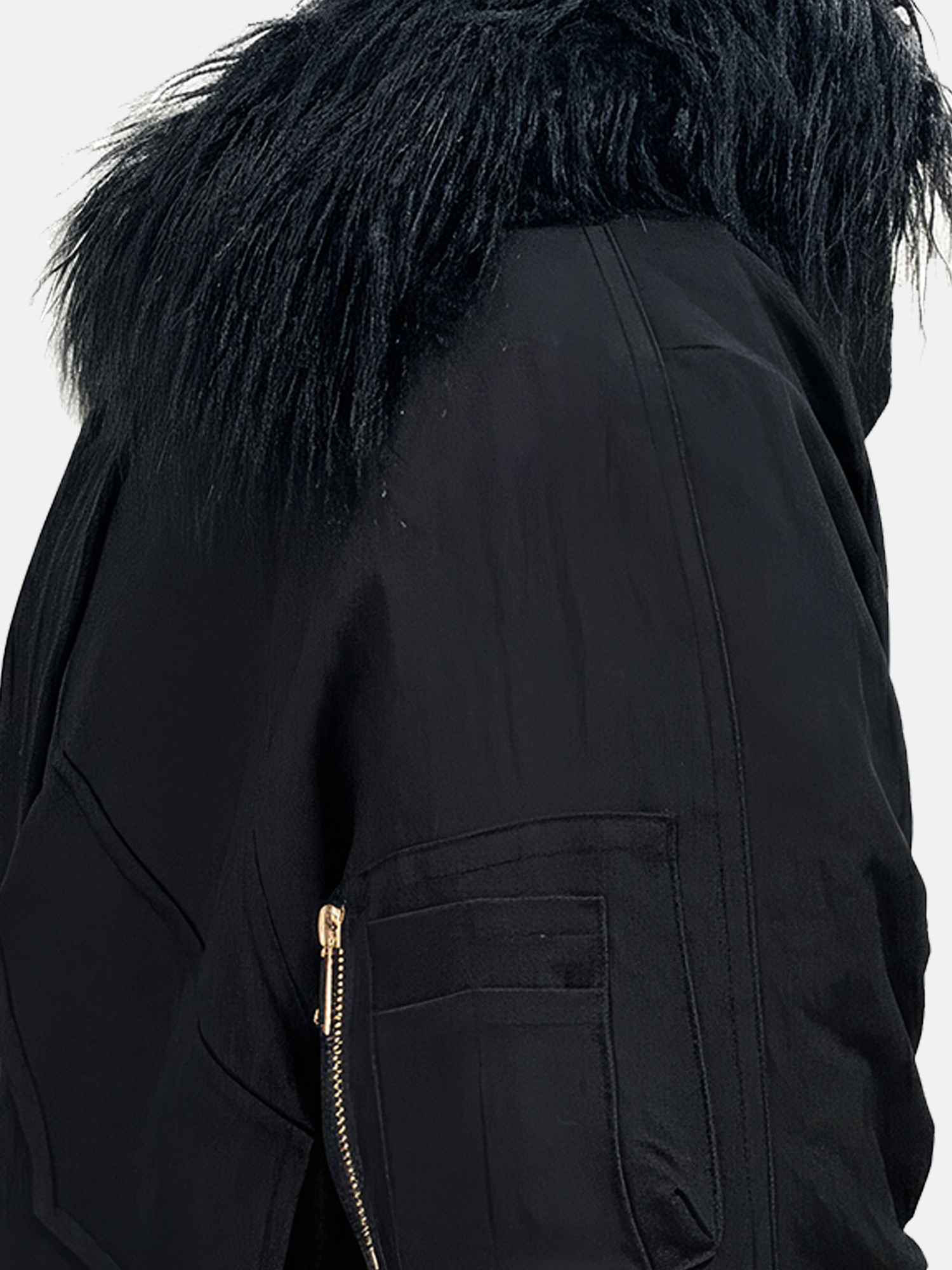 Chaqueta Urban con ribete de pelo