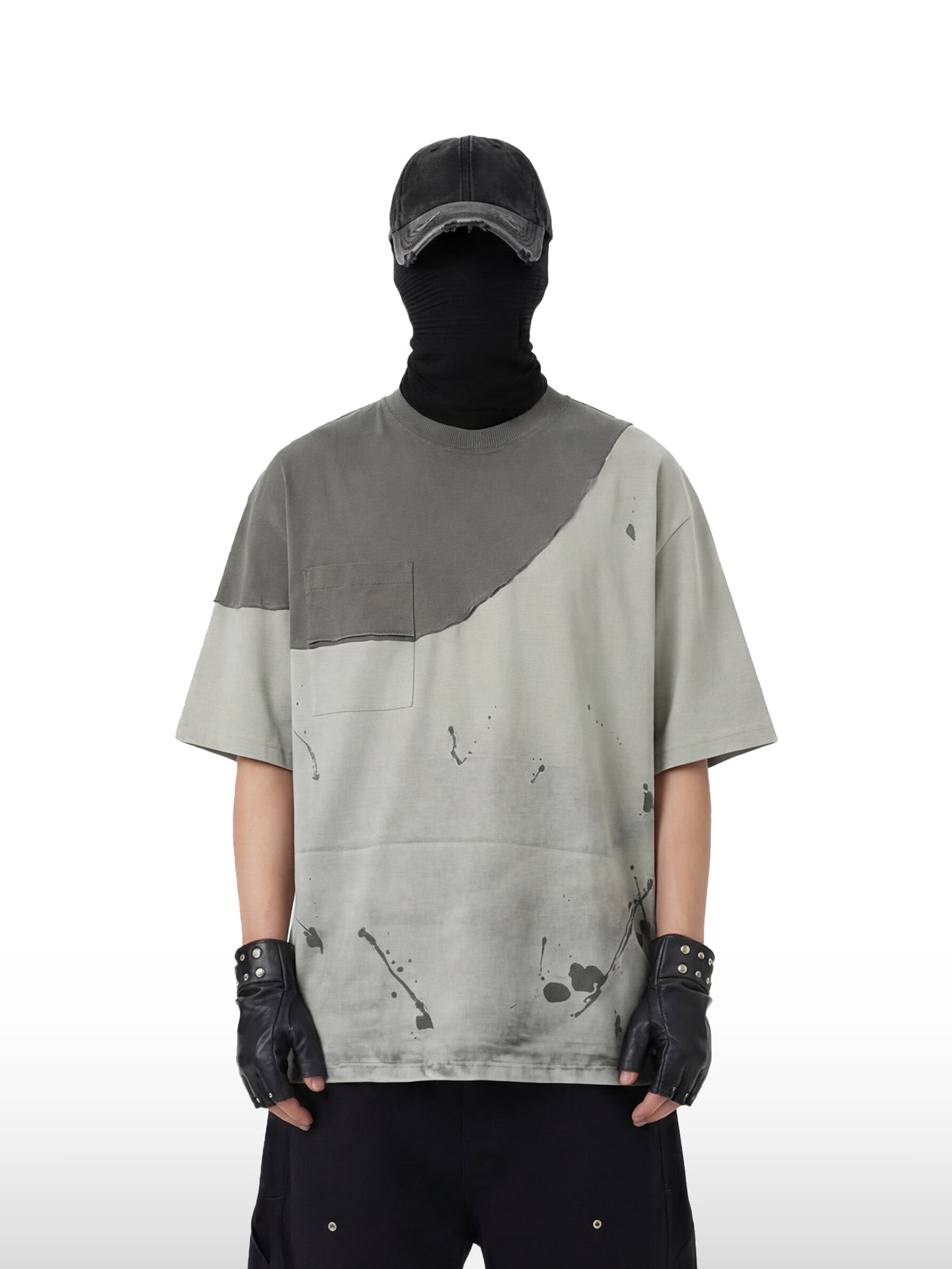 T-shirt éclaboussé Facade