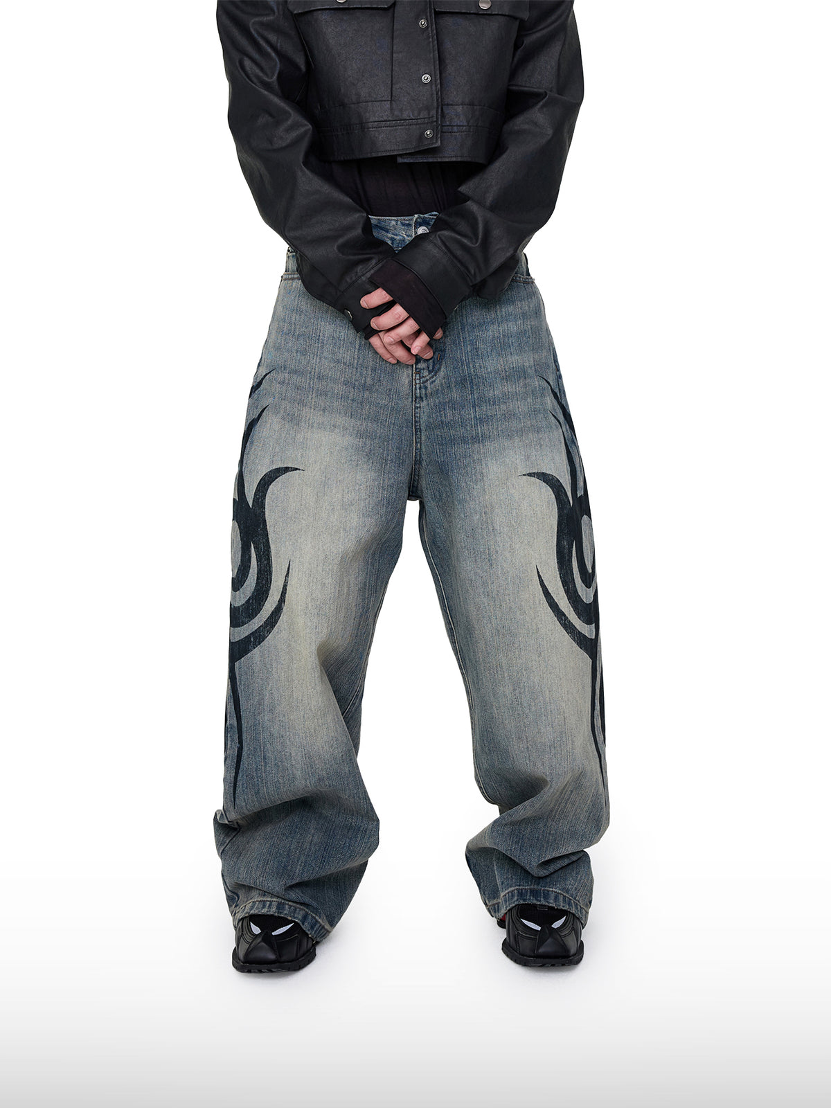 Faded Tribal-jeans