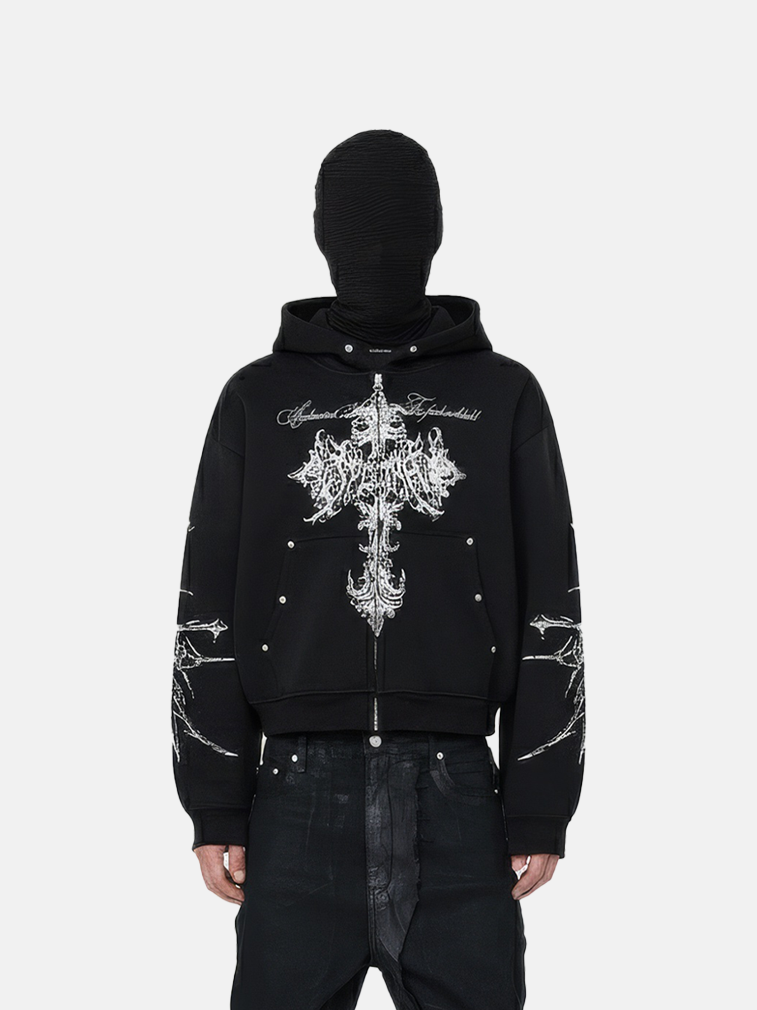 Gothic Bluza z kapturem