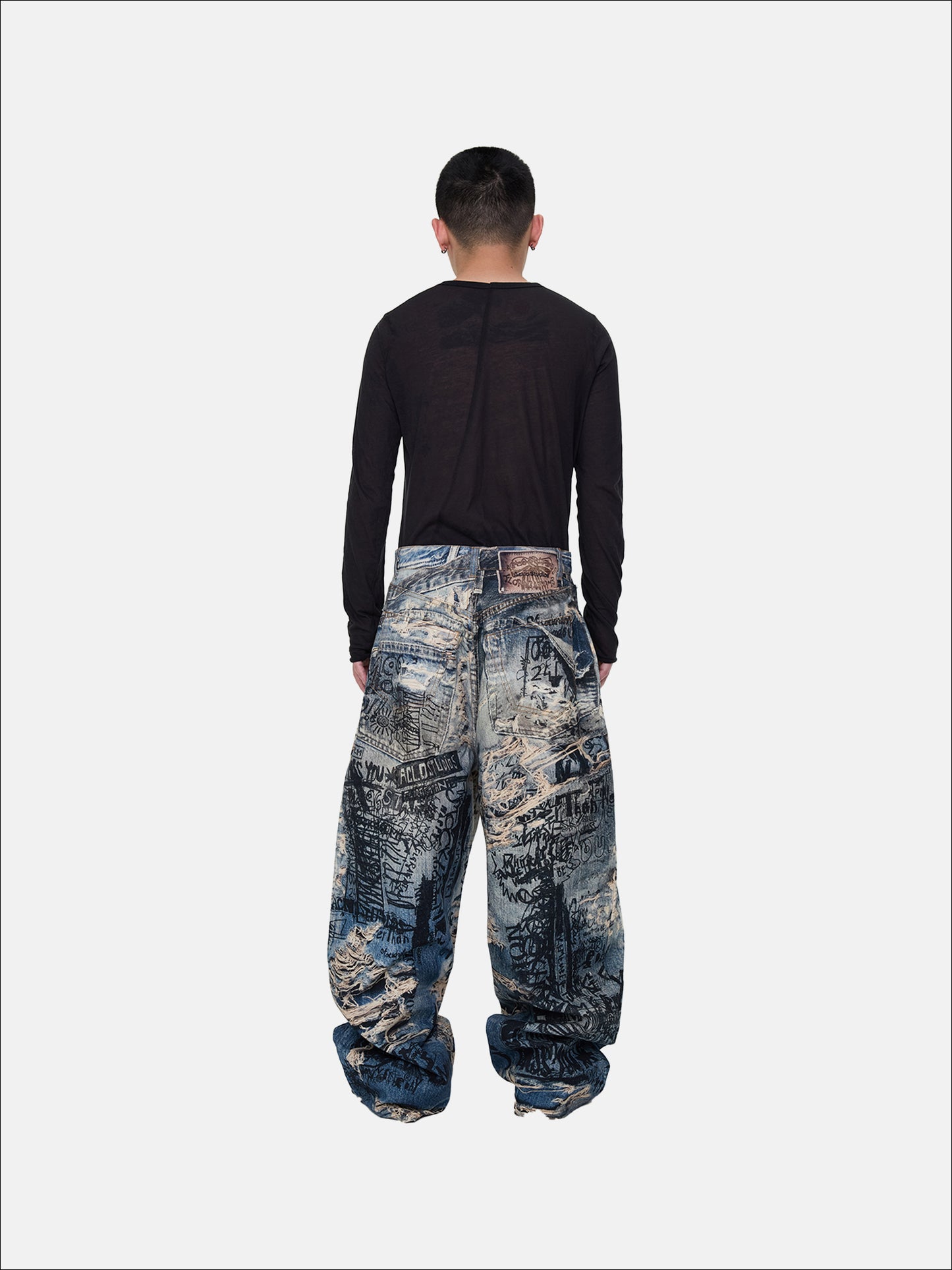 Graffiti Rift Jeans