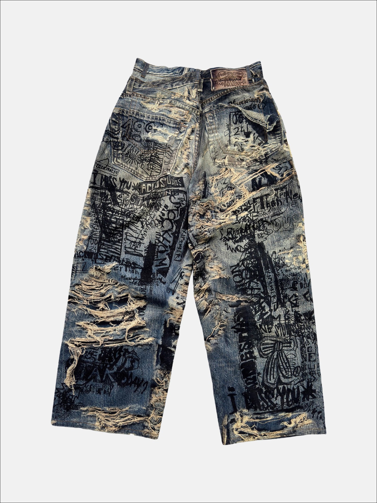 Graffiti Rift Jeans