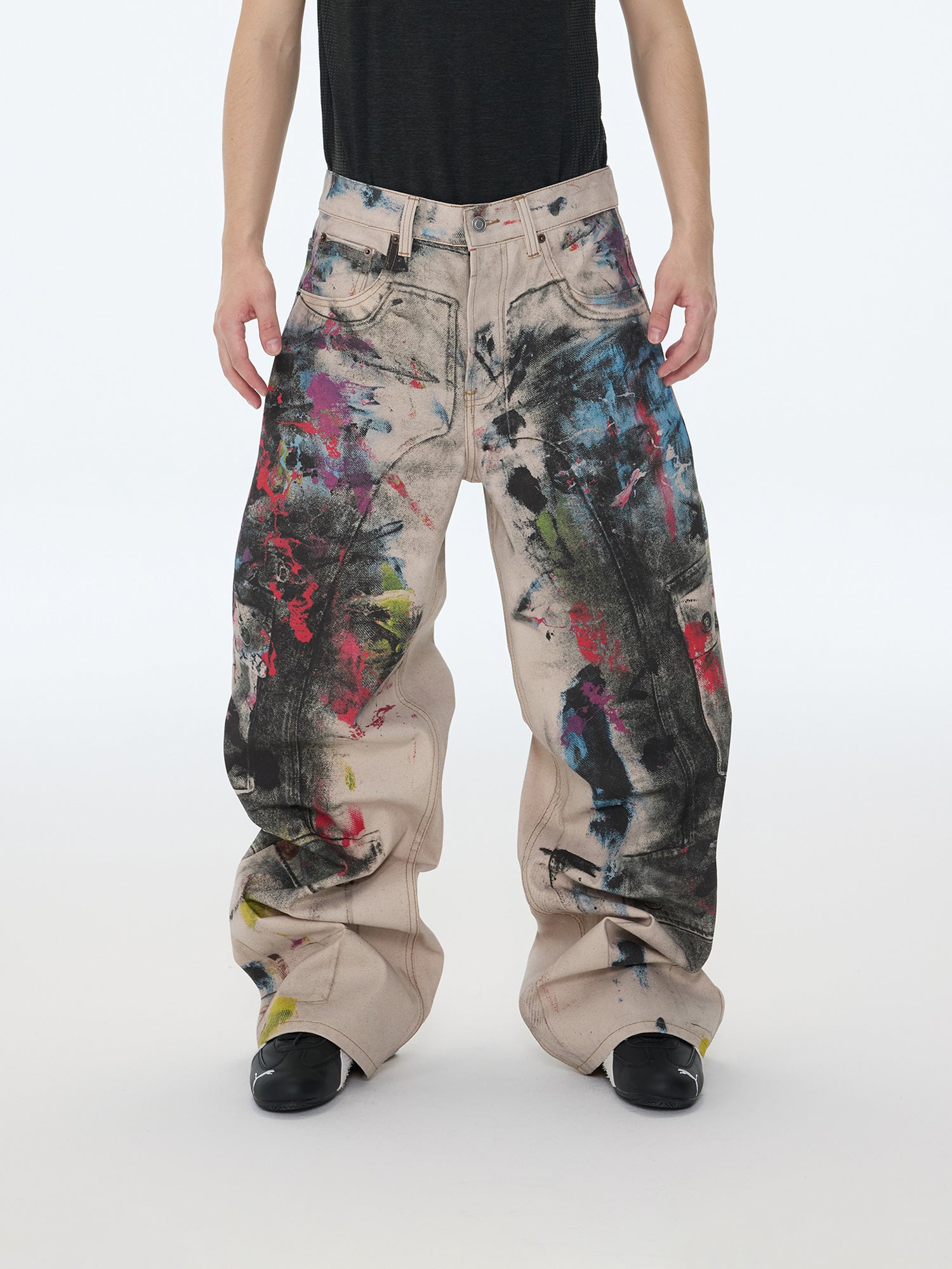 Graffiti Wash Jeans