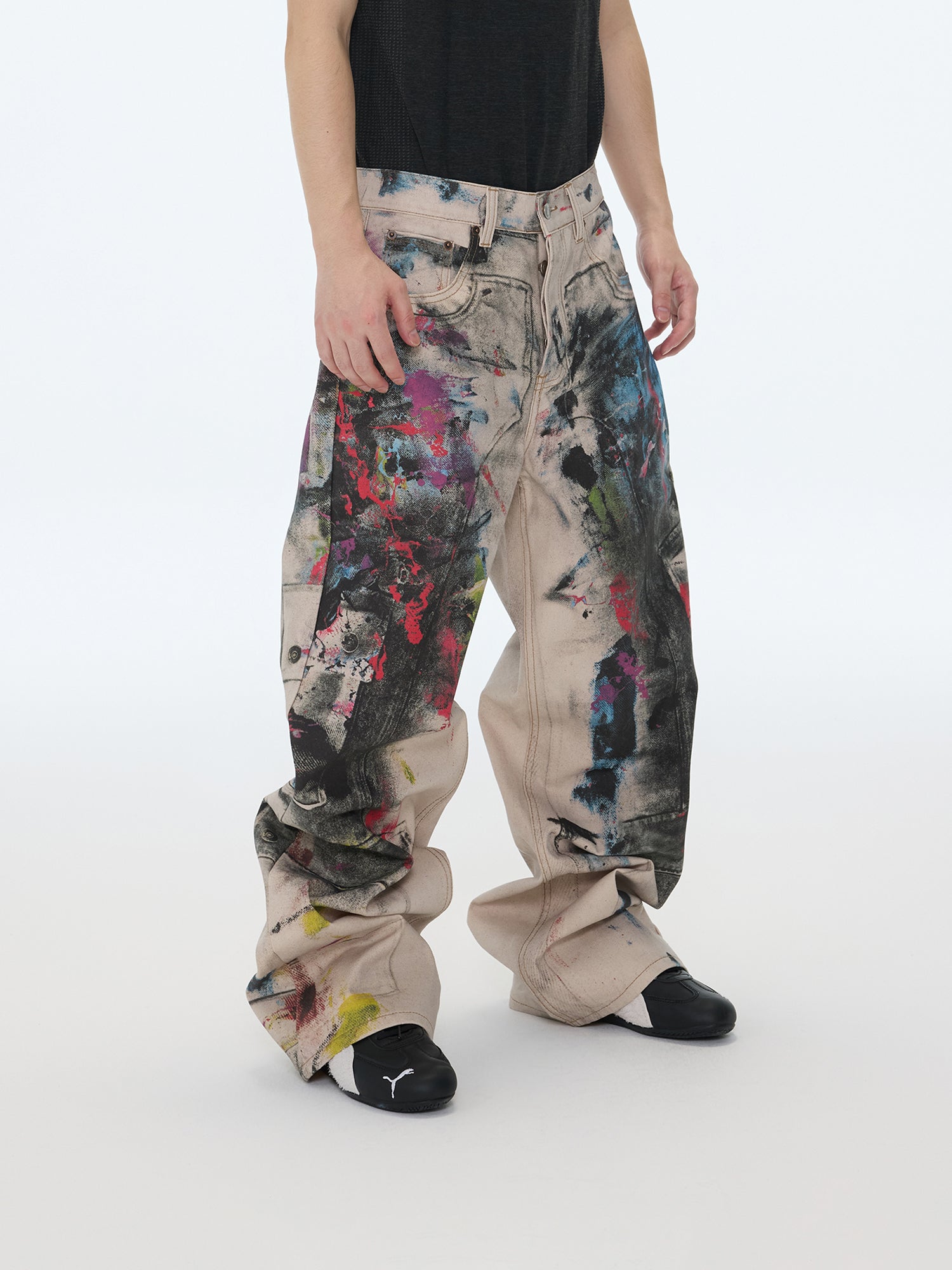 Graffiti Wash Jeans