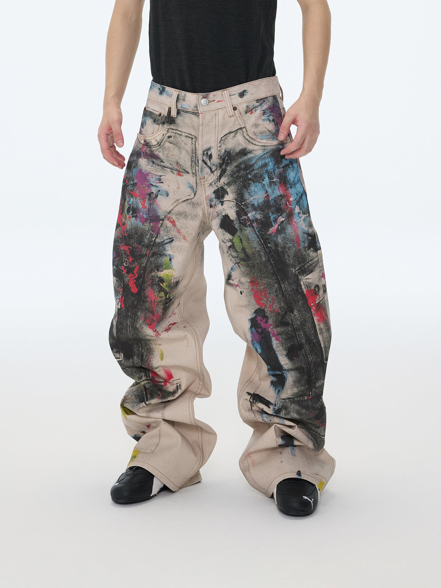Graffiti Wash Jeans