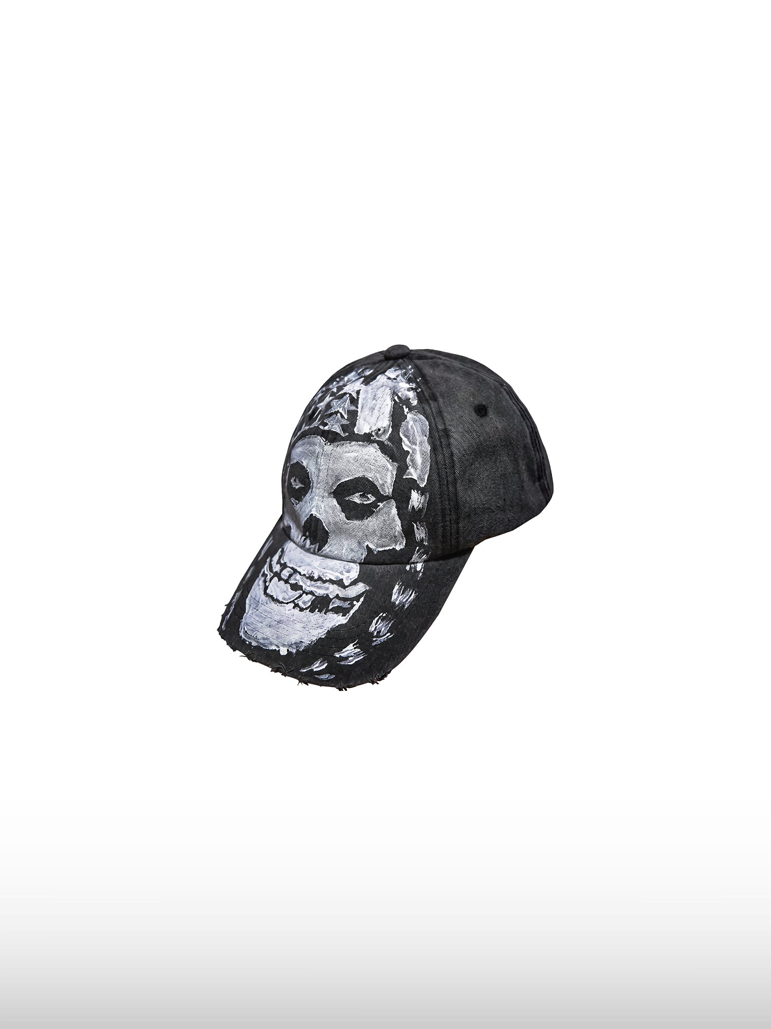 Hand-Painted Skull Cap
