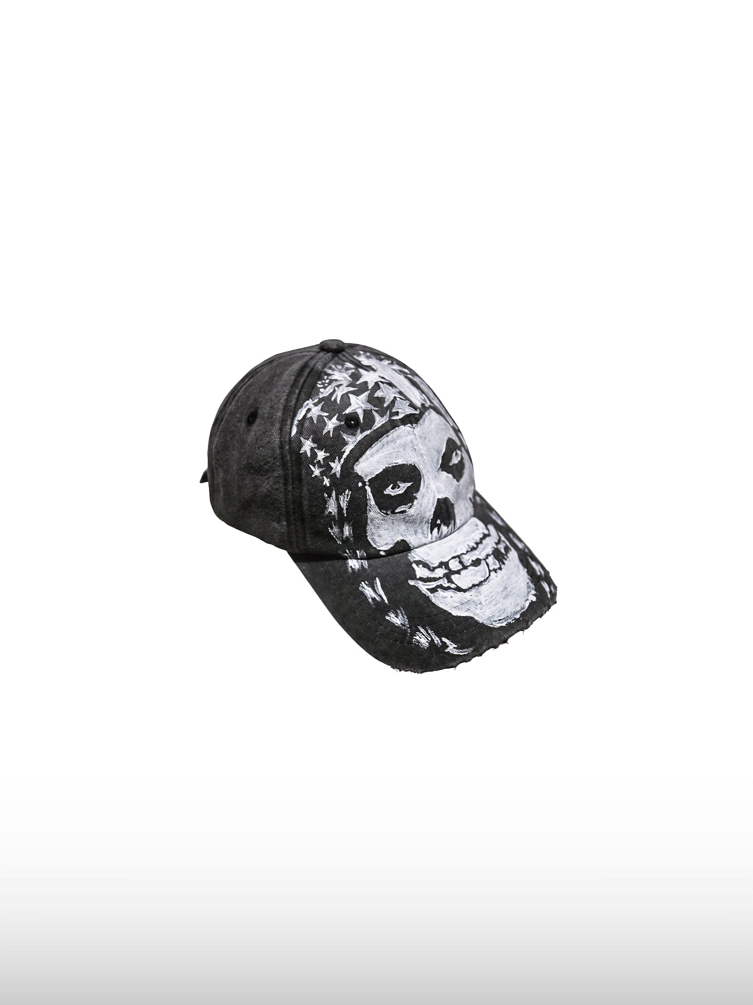 Hand-Painted Skull Cap