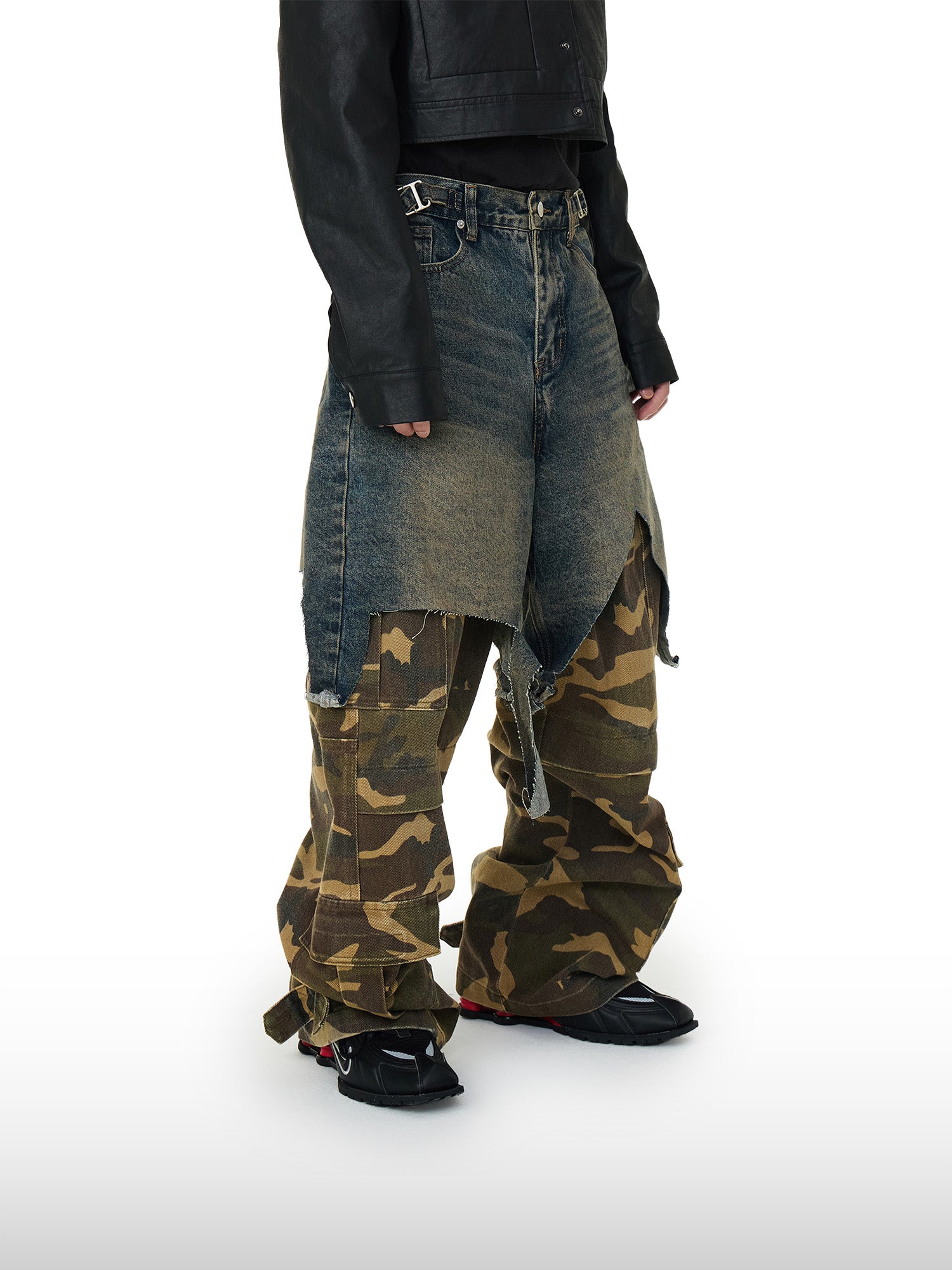 Jeans cargo ibridi