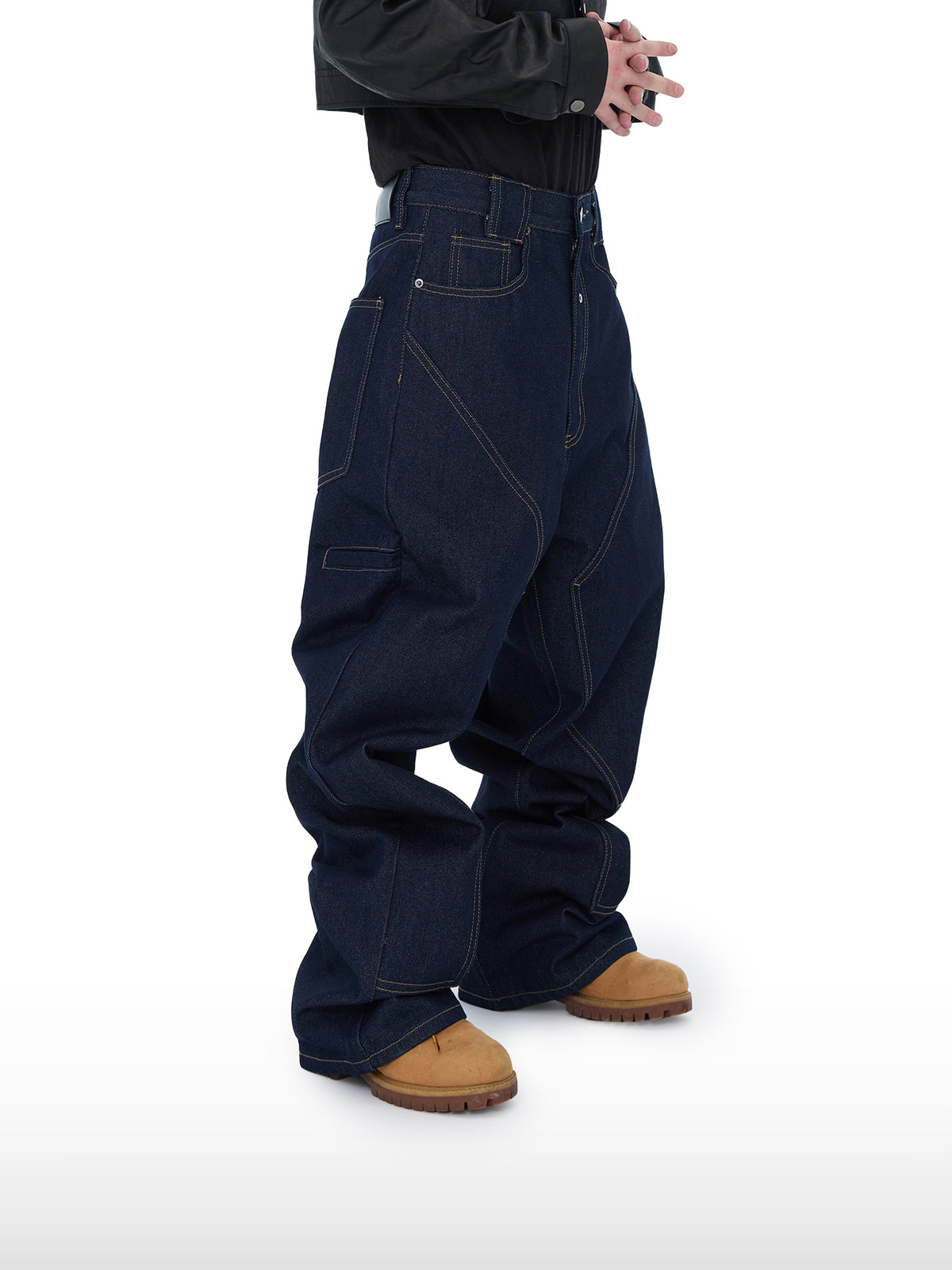 Industrial Paneled Jeans