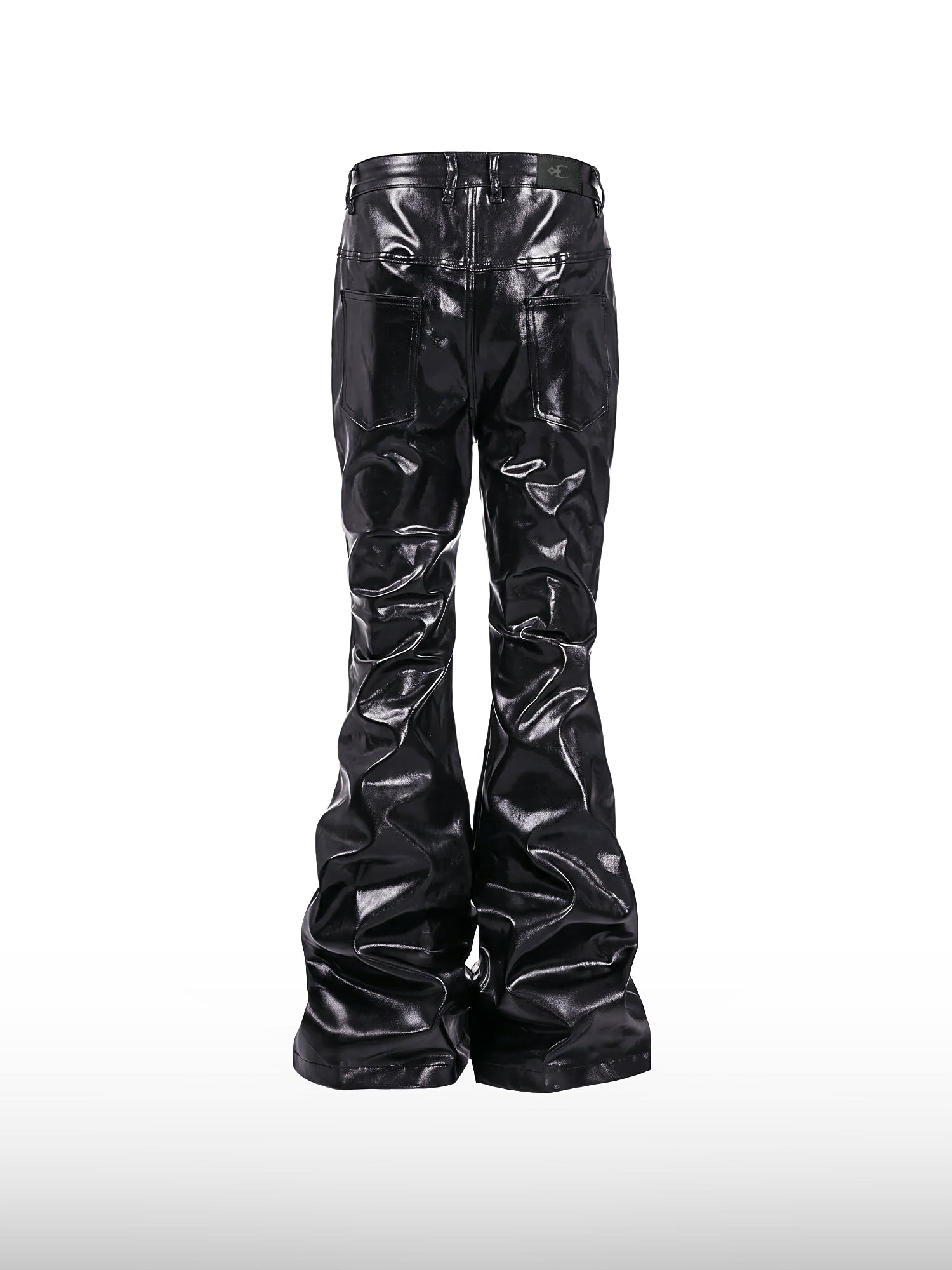 Liquid Black Flare Jeans
