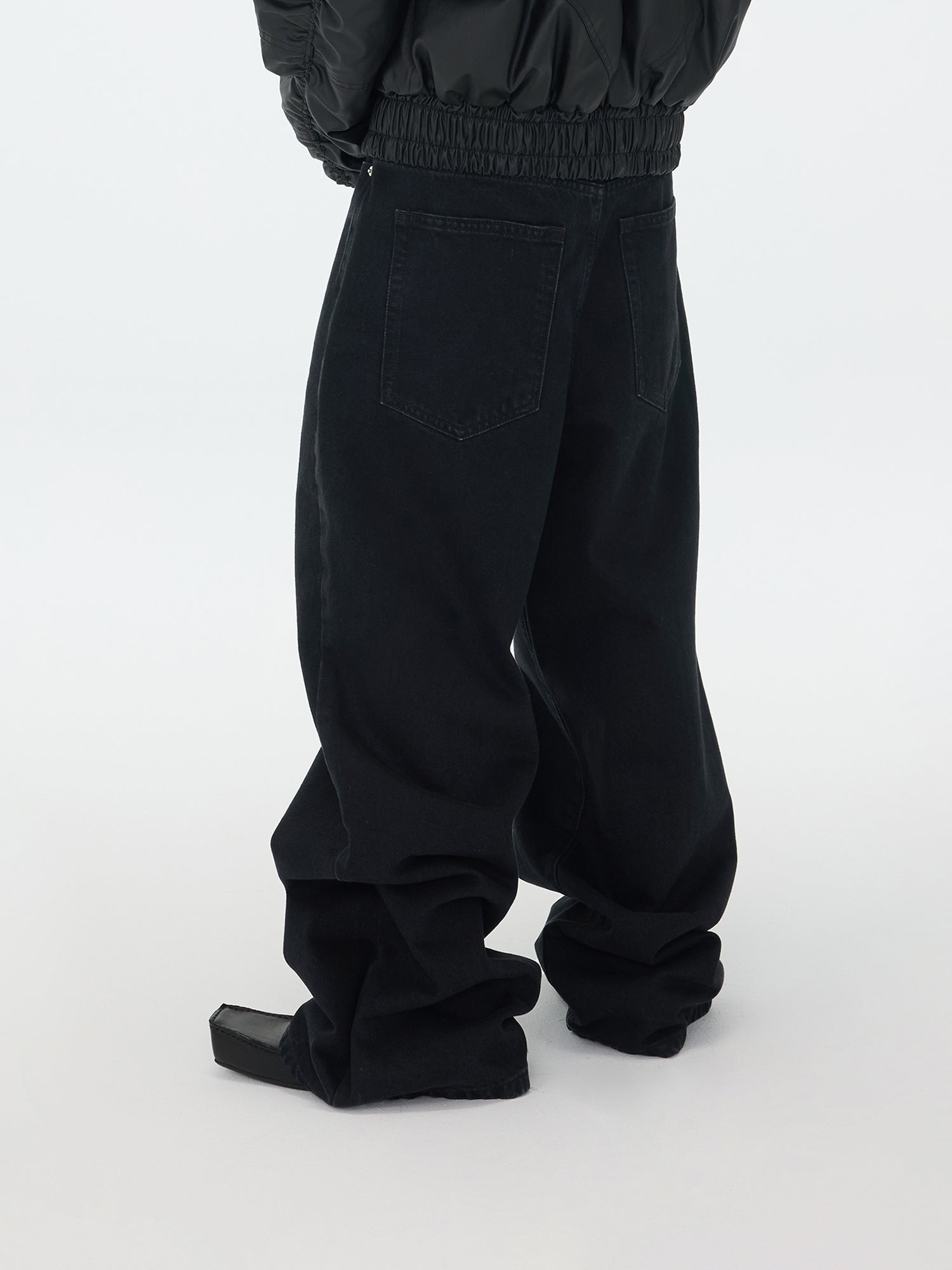 Classic Black Baggy Jeans