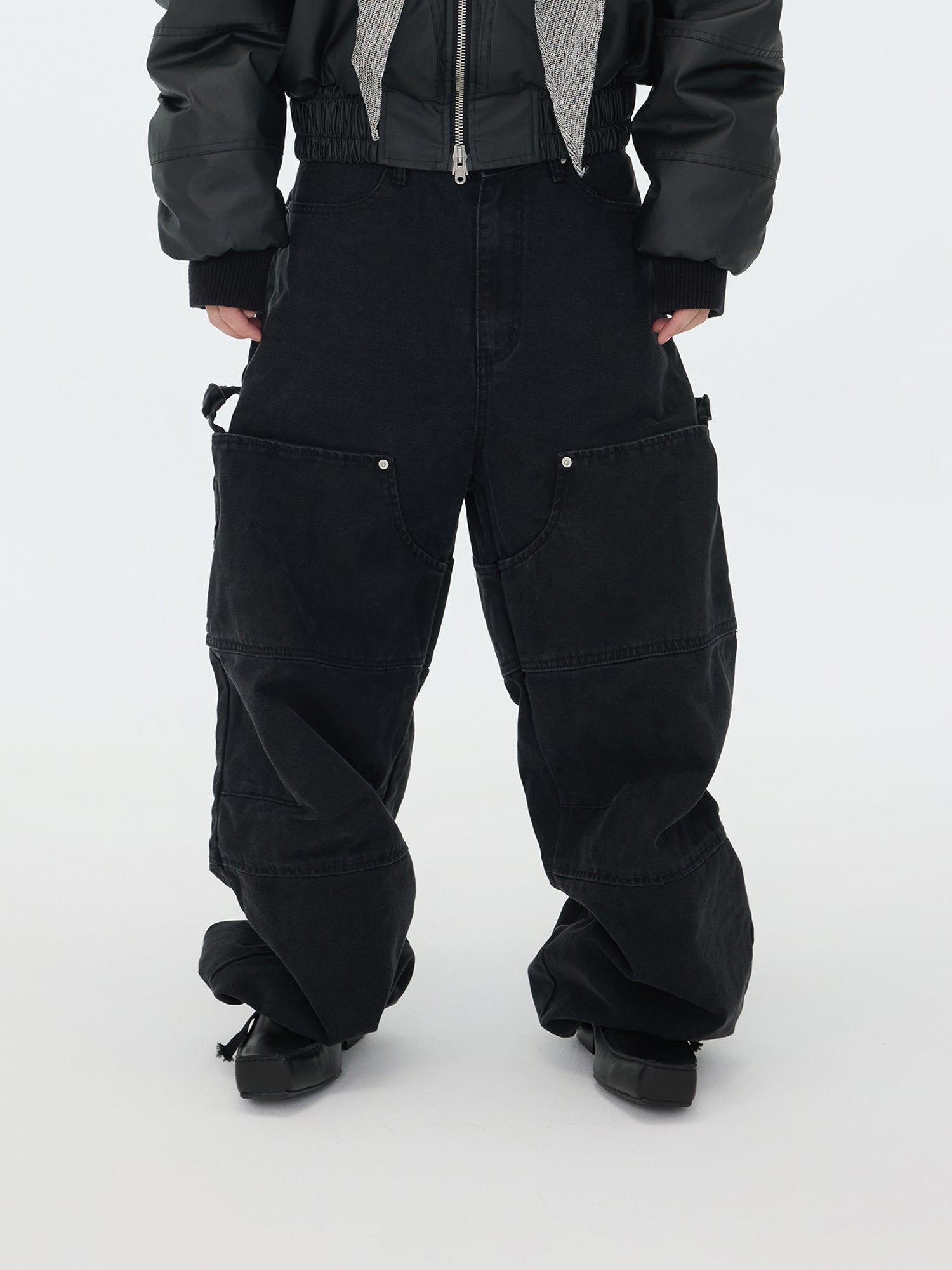 Double Pocket Cargo Jeans